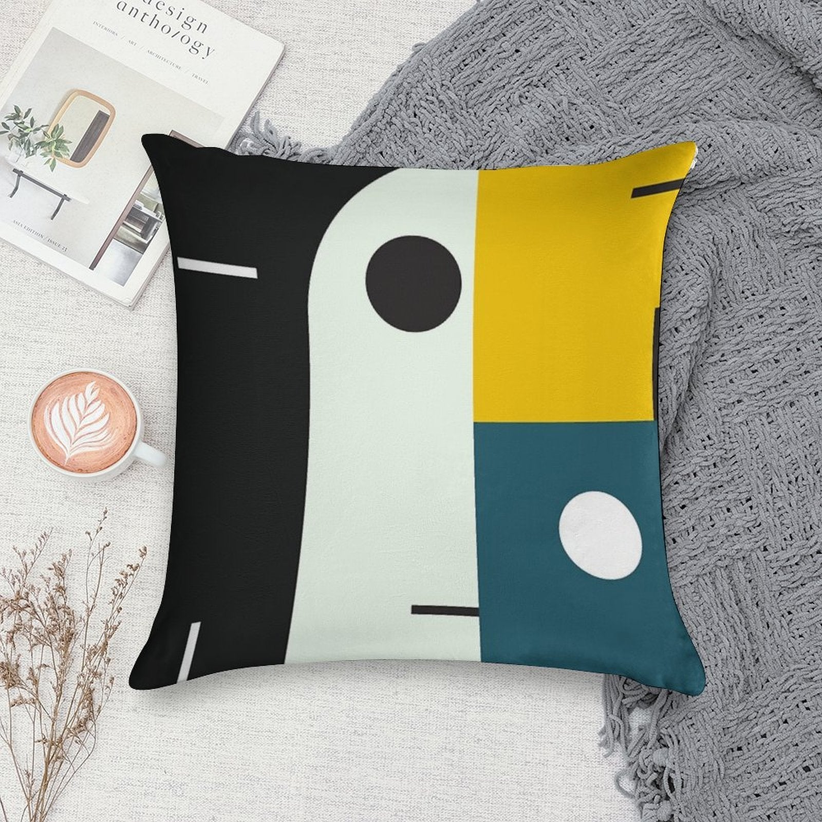BAUHAUS AGE Soft Style Accent Throw Pillow