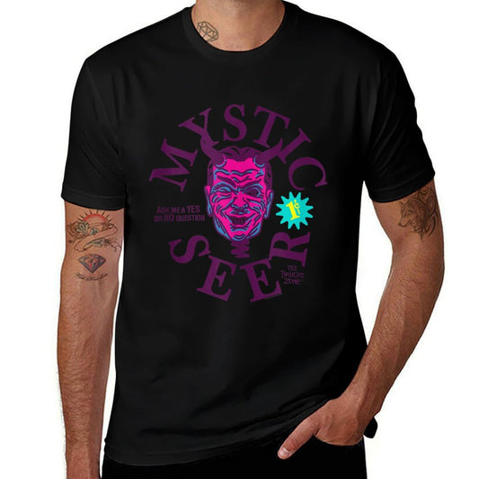 The Twilight Zone Mystic Seer Yes Or No Retro TV Show  Relaxed-fit T-Shirt
