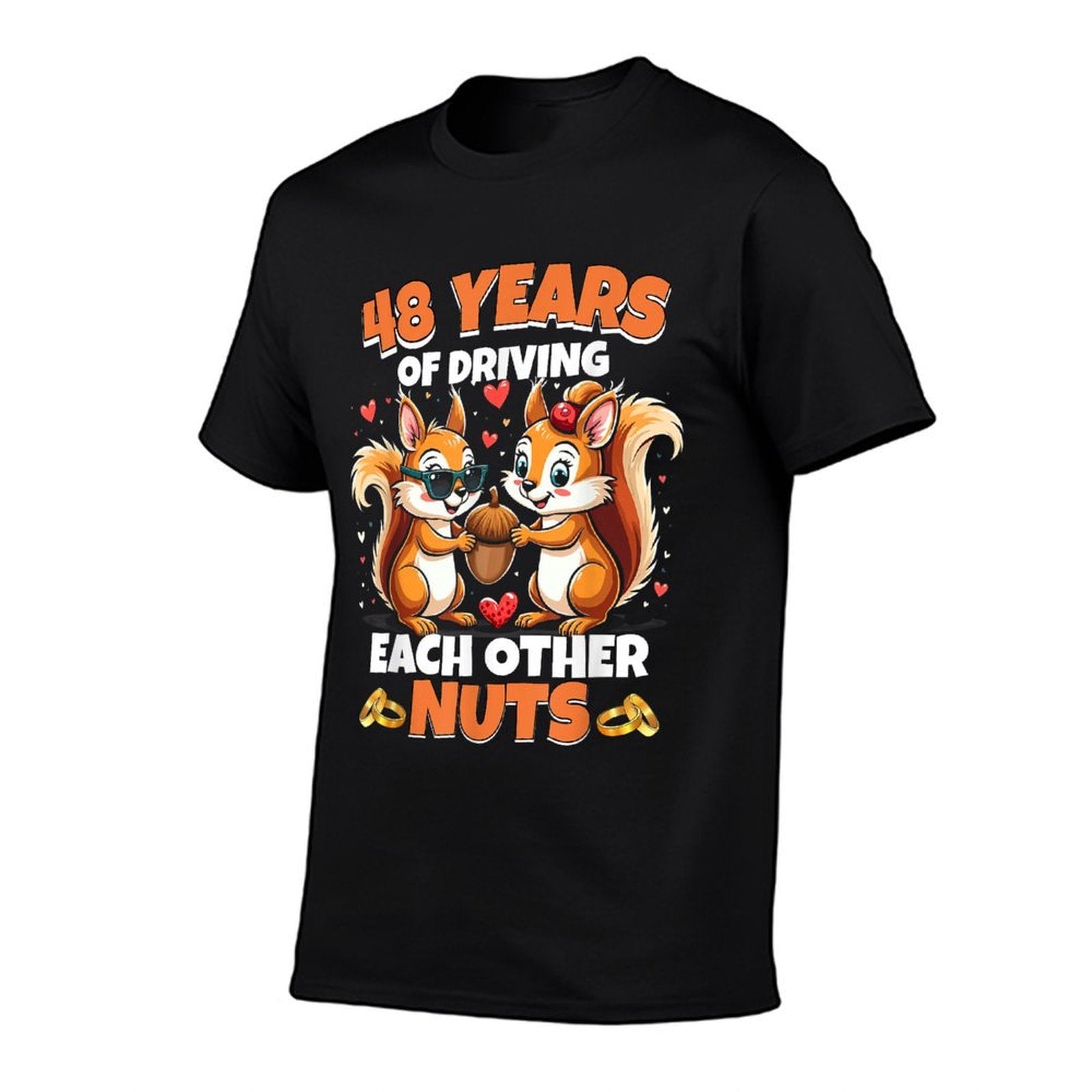 48th Wedding Anniversary 48 Years Of Driving Each Other Nuts  Lightweight T-Shirt