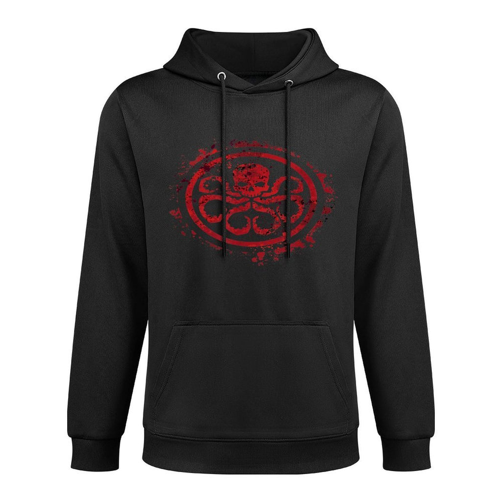Marvel Hail Hydra Red Splatter Villain Logo Unisex Design Hoodie