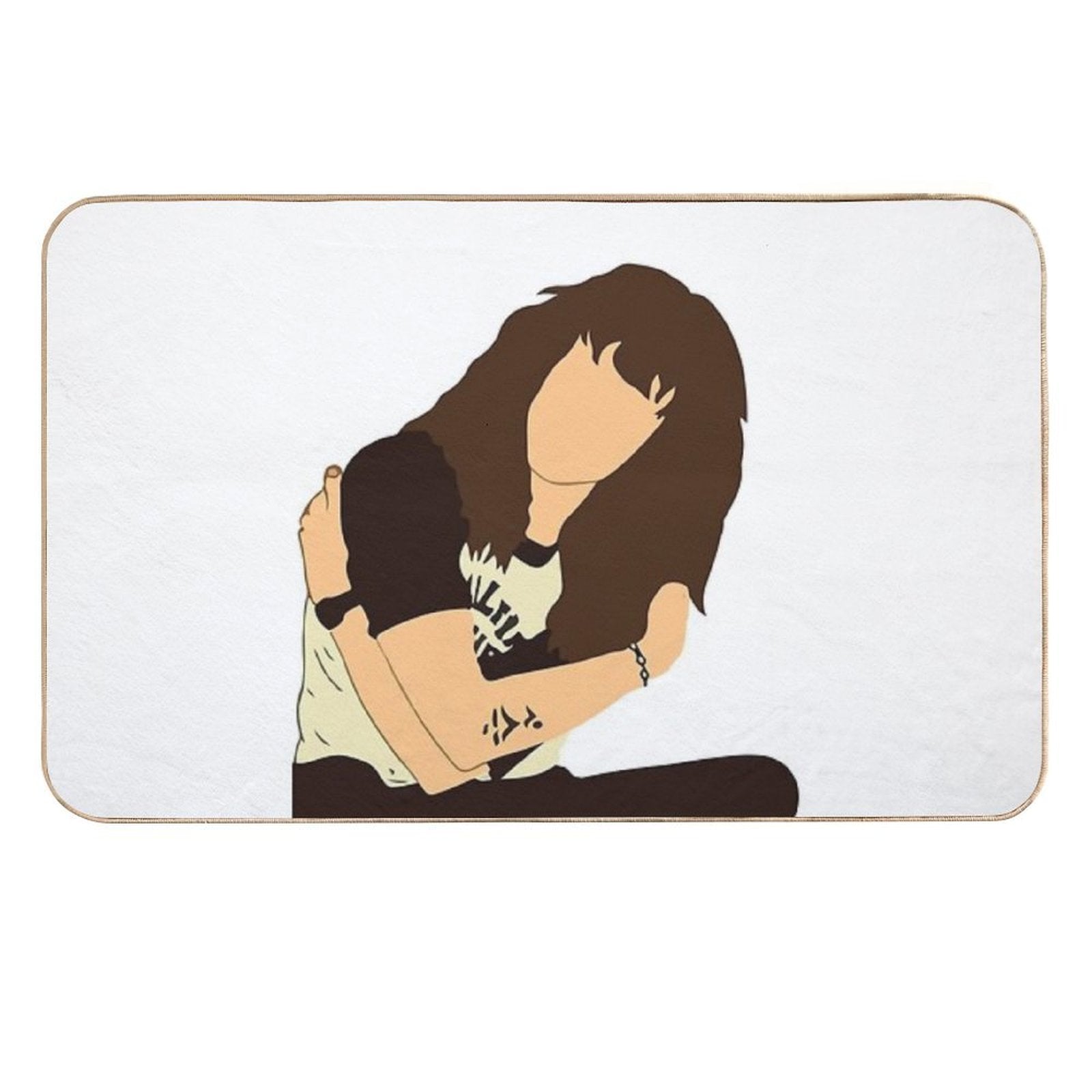 Stranger Things  Eddie Munson The Freak  Absorbent Bath Mat