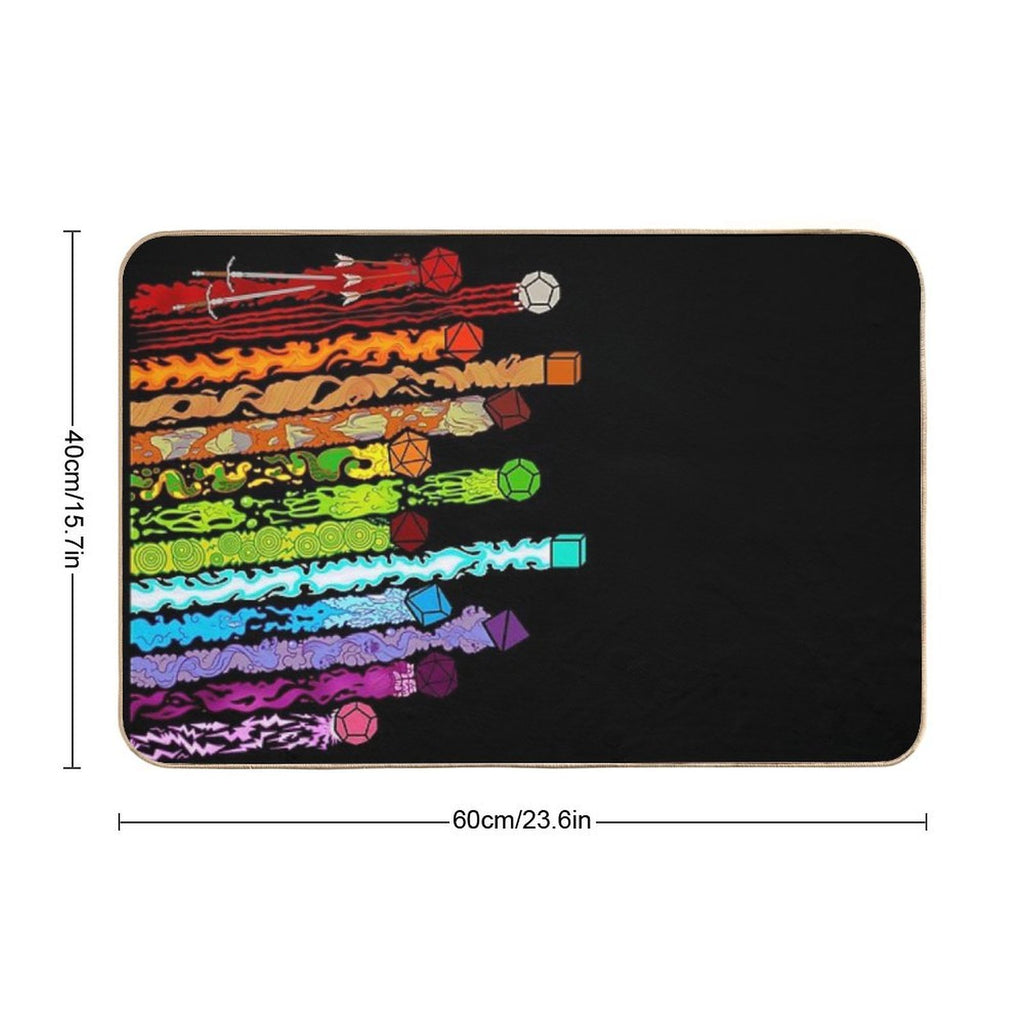 Damage Dice  Fade-Resistant Bath Mat