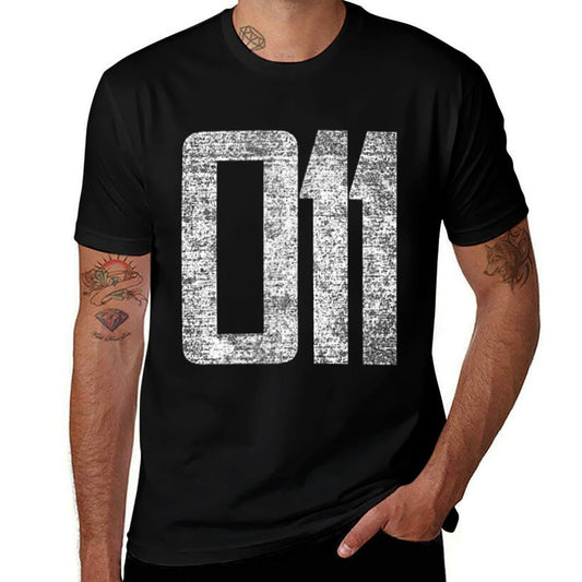 Stranger Distressed 011  Eleven  Tagless Design T-Shirt
