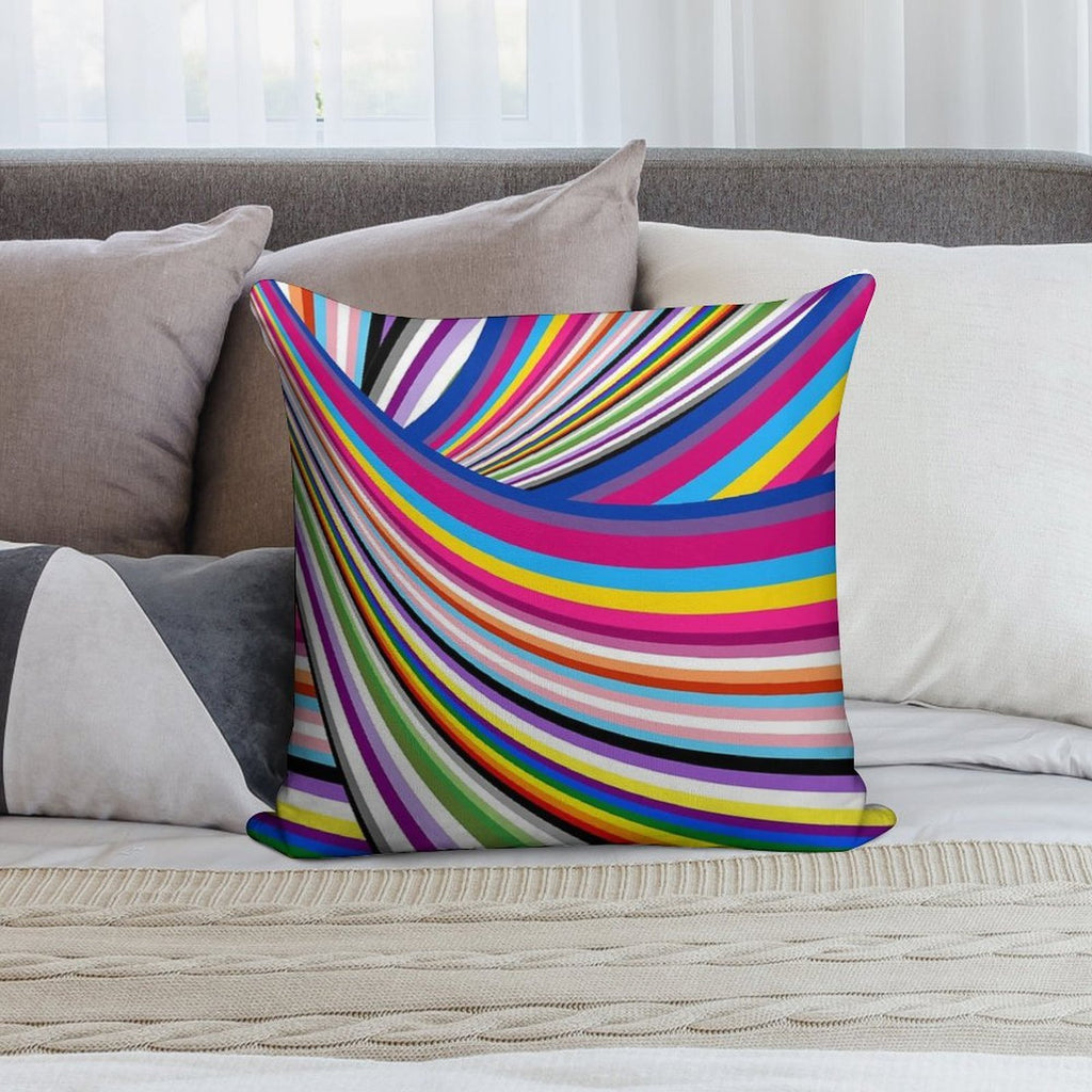 Pride Flags Soft Luxury Feel Throw Pillow