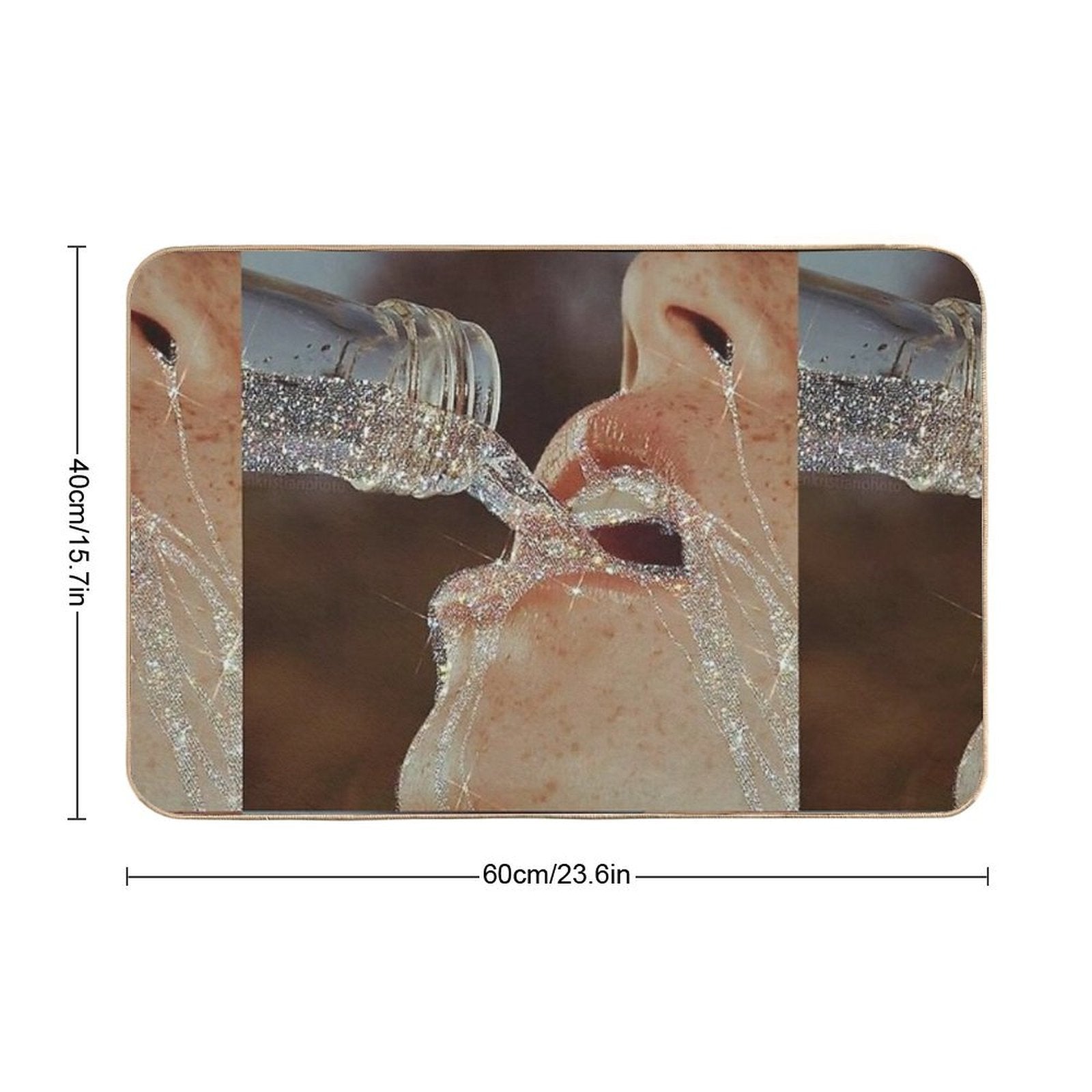 Stay Hydrated  Eco-Friendly Bath Mat