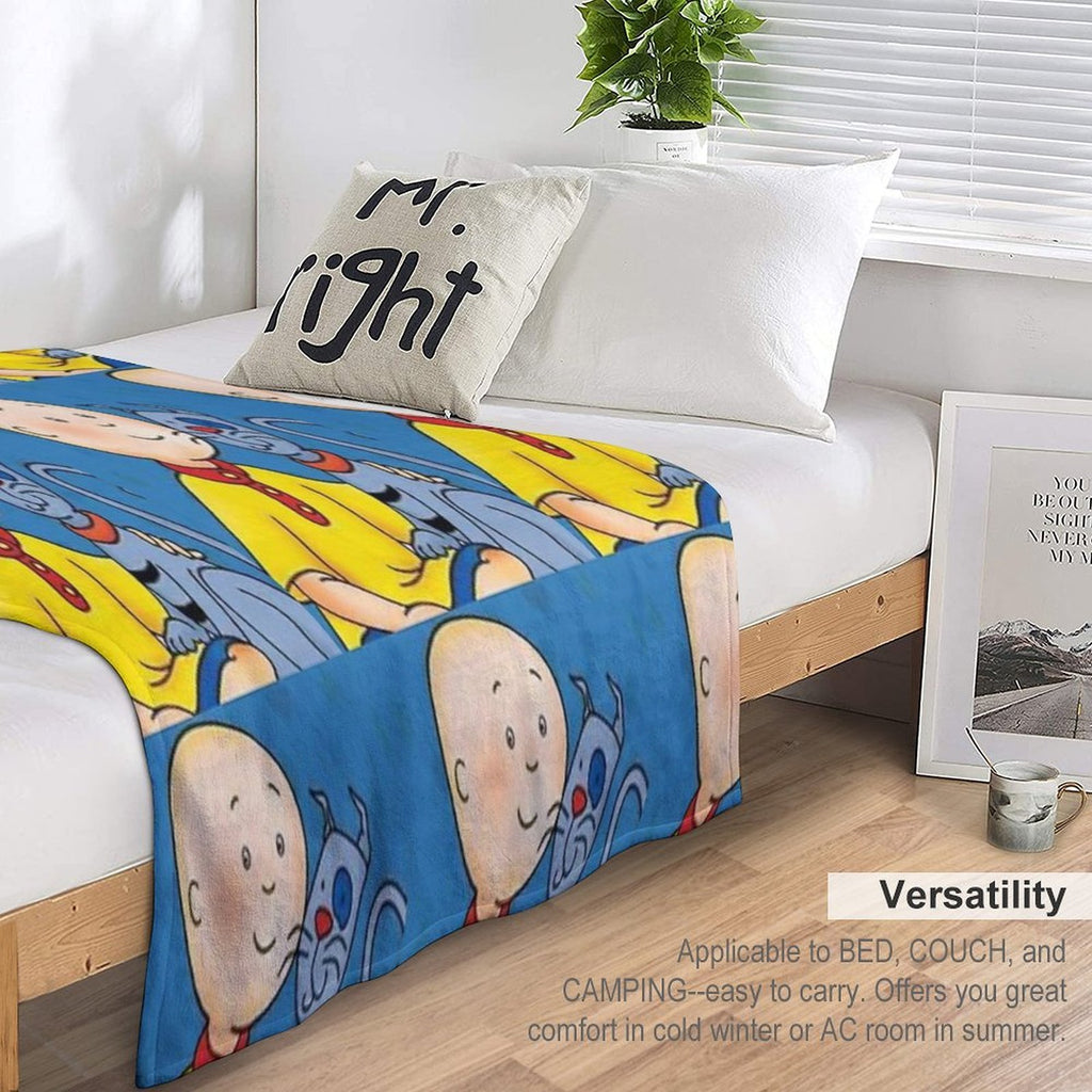 Caillou D Machine-washable Throw Blanket