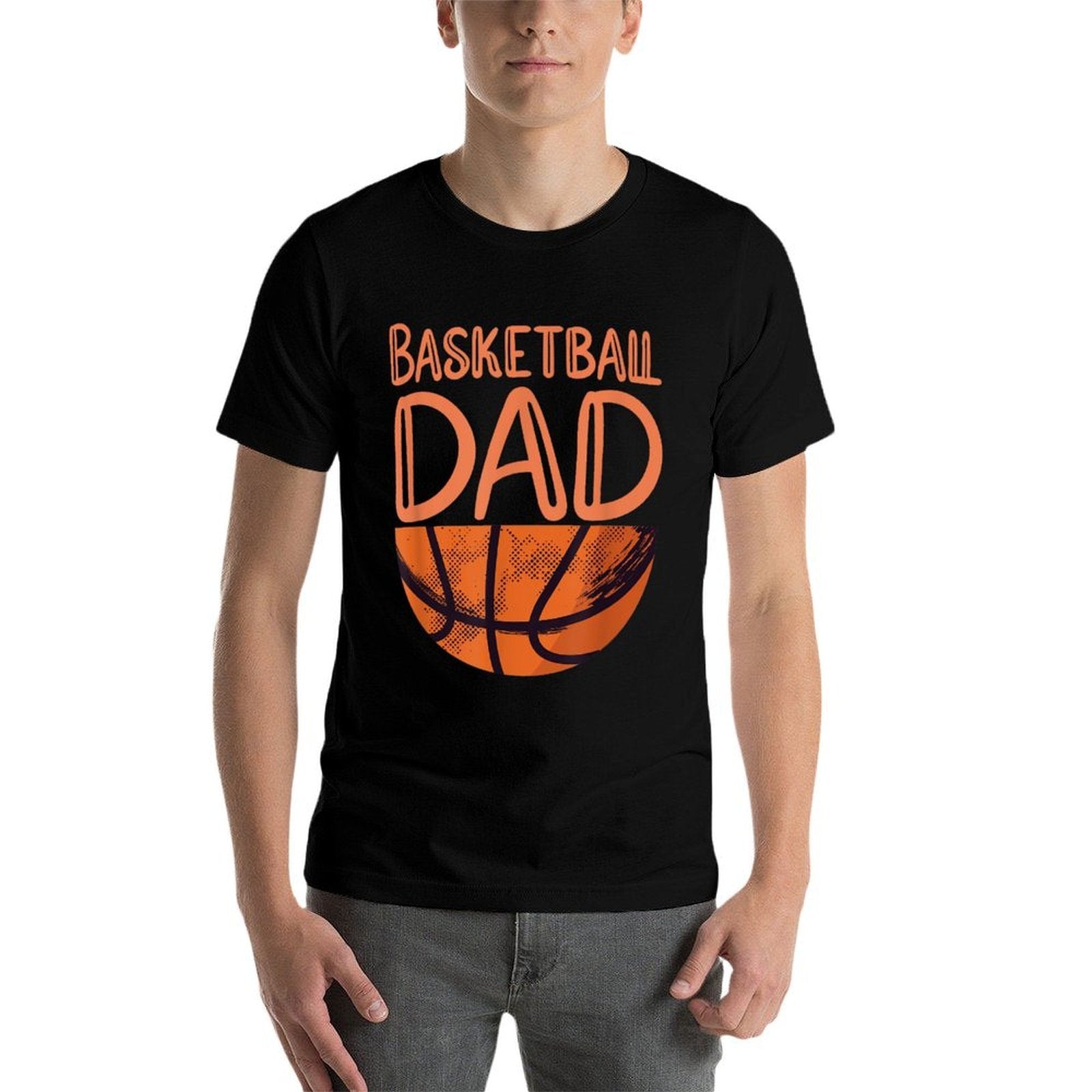Basketball Dad - Basketball Player Vintage Basketball  Breathable T-Shirt