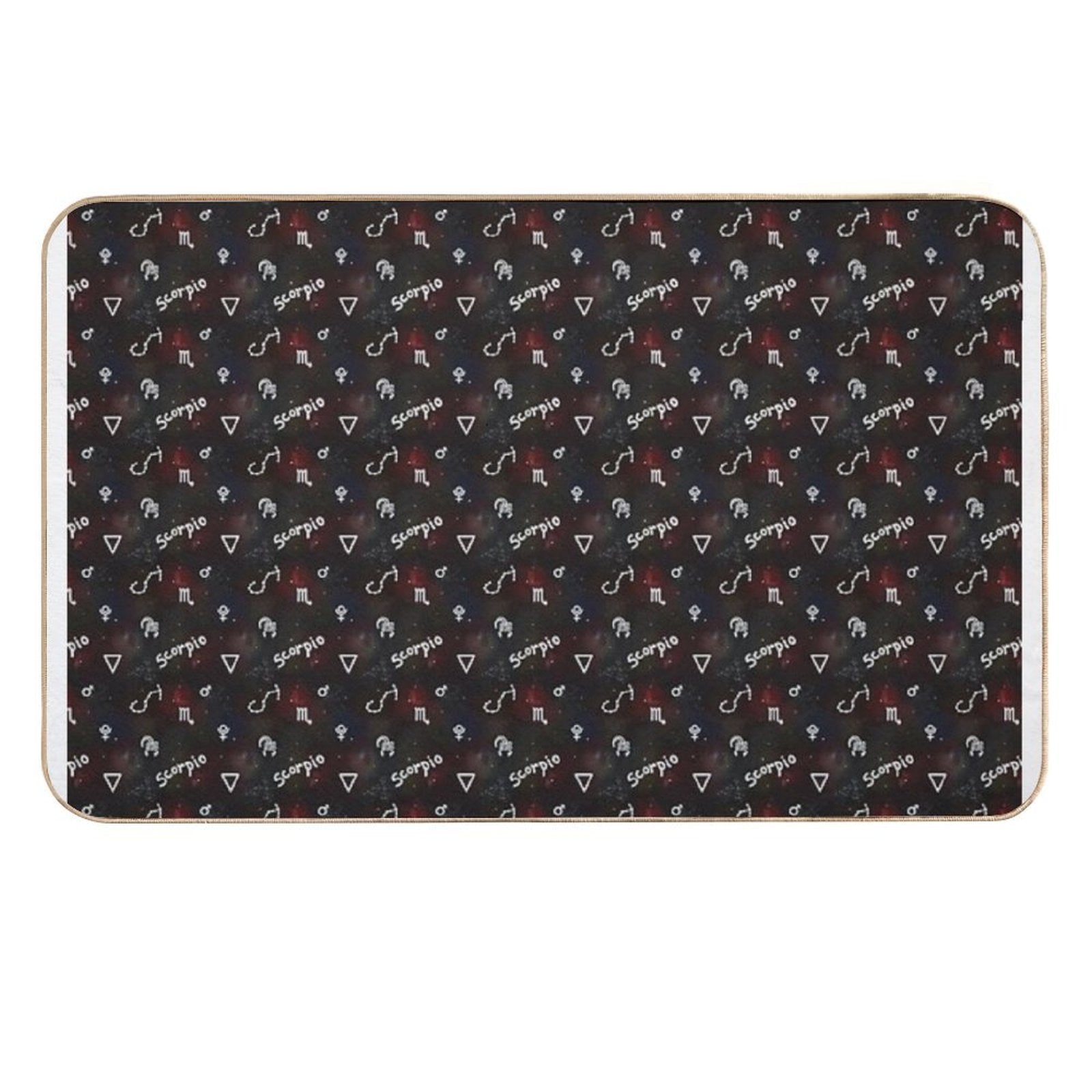 Scorpio Zodiac Sign  Rapid-Drying Bath Mat