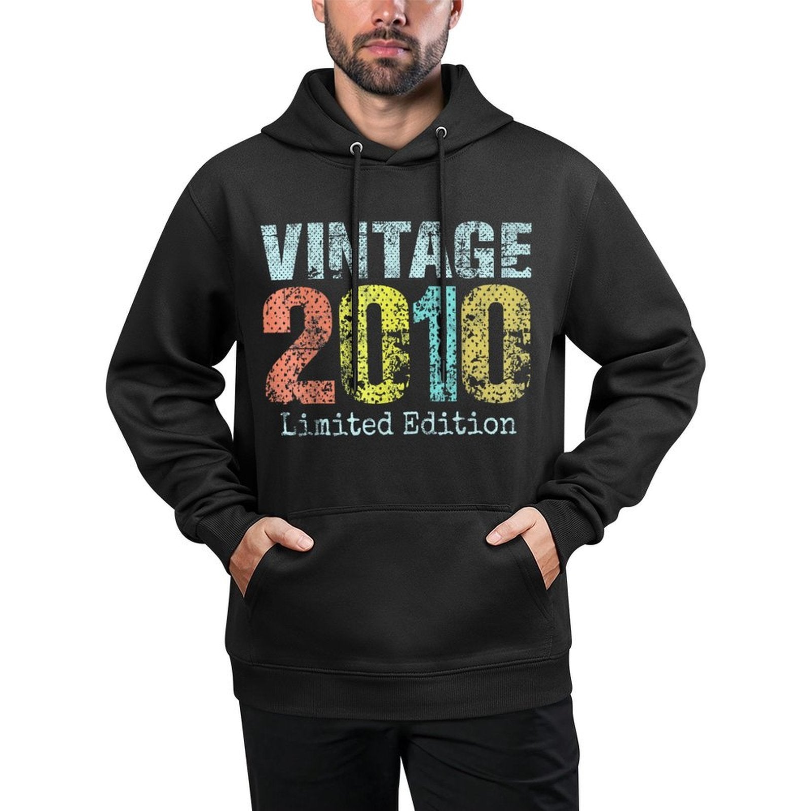 Vintage 2010 Limited Edition 15th Birthday Gifts 15 Year Old Unisex Design Hoodie