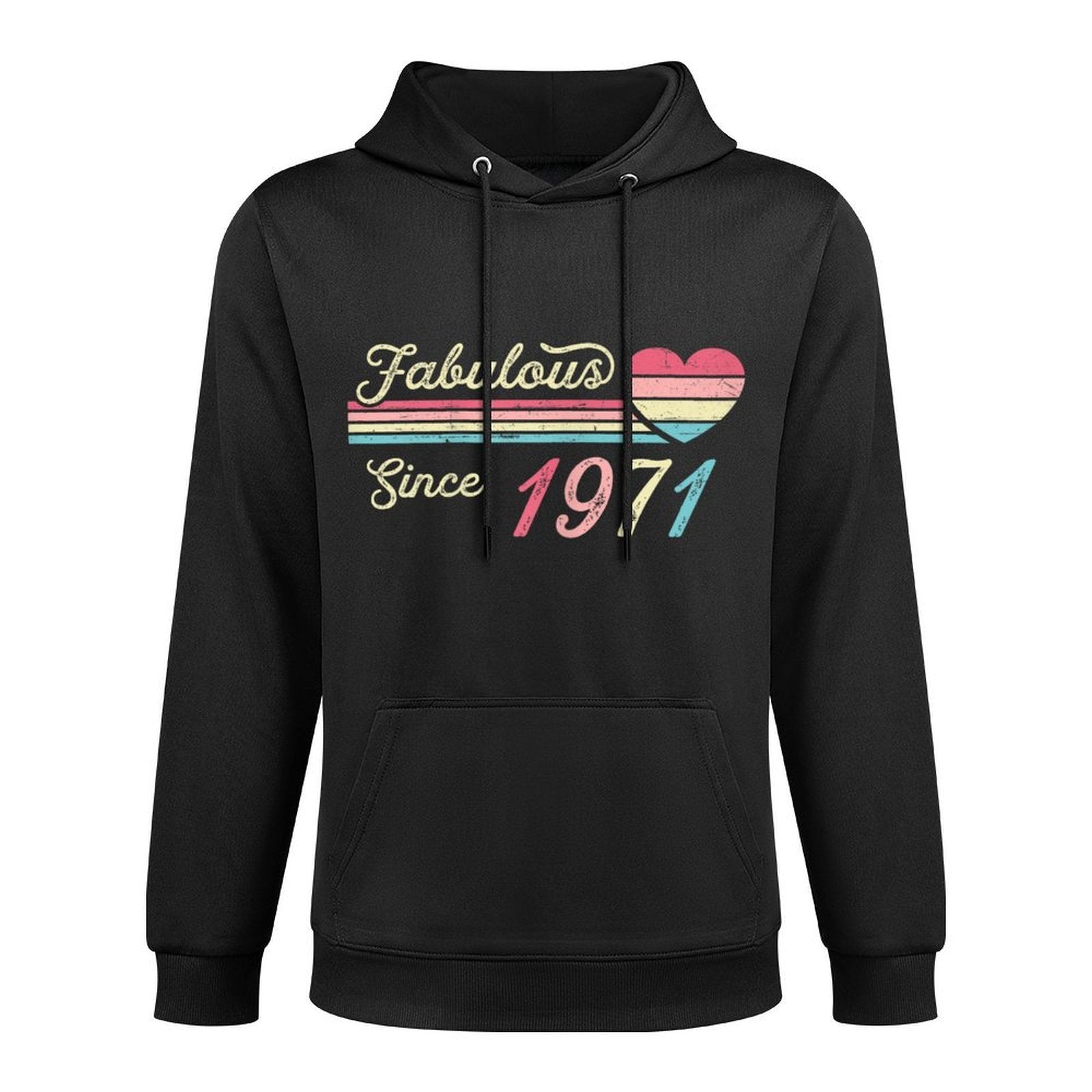 Vintage Fabulous Since 1971 Birthday Adjustable Hood Hoodie