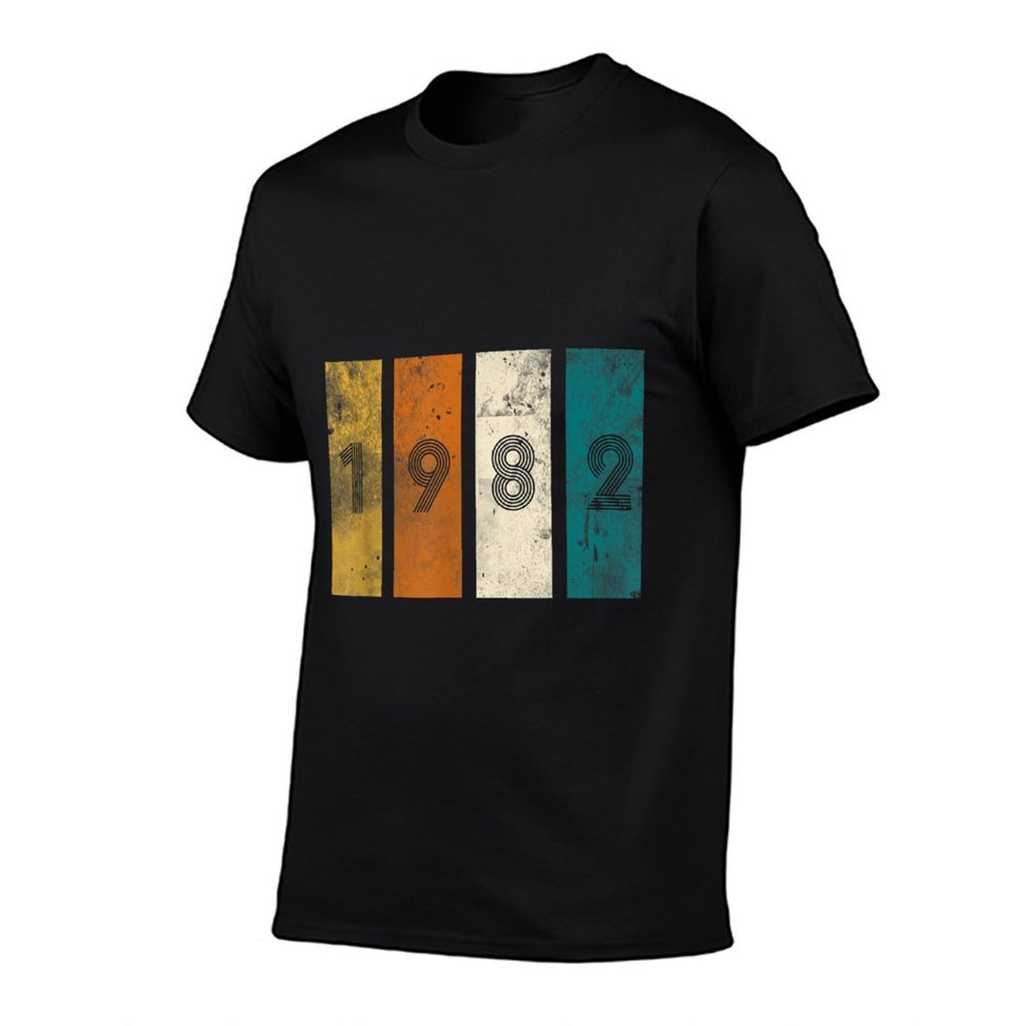 Vintage Retro 1982 40th Birthday  Rolled Sleeves T-Shirt