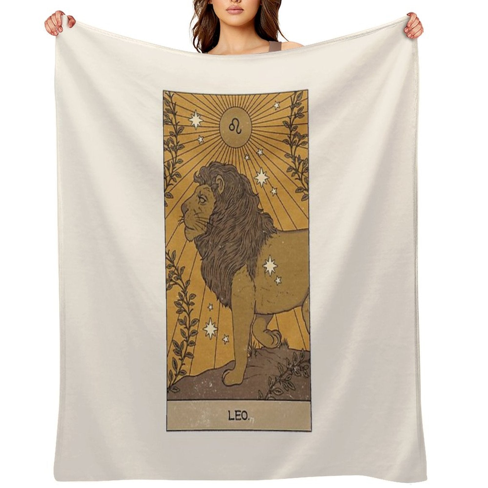 Leo Velvety-soft Throw Blanket