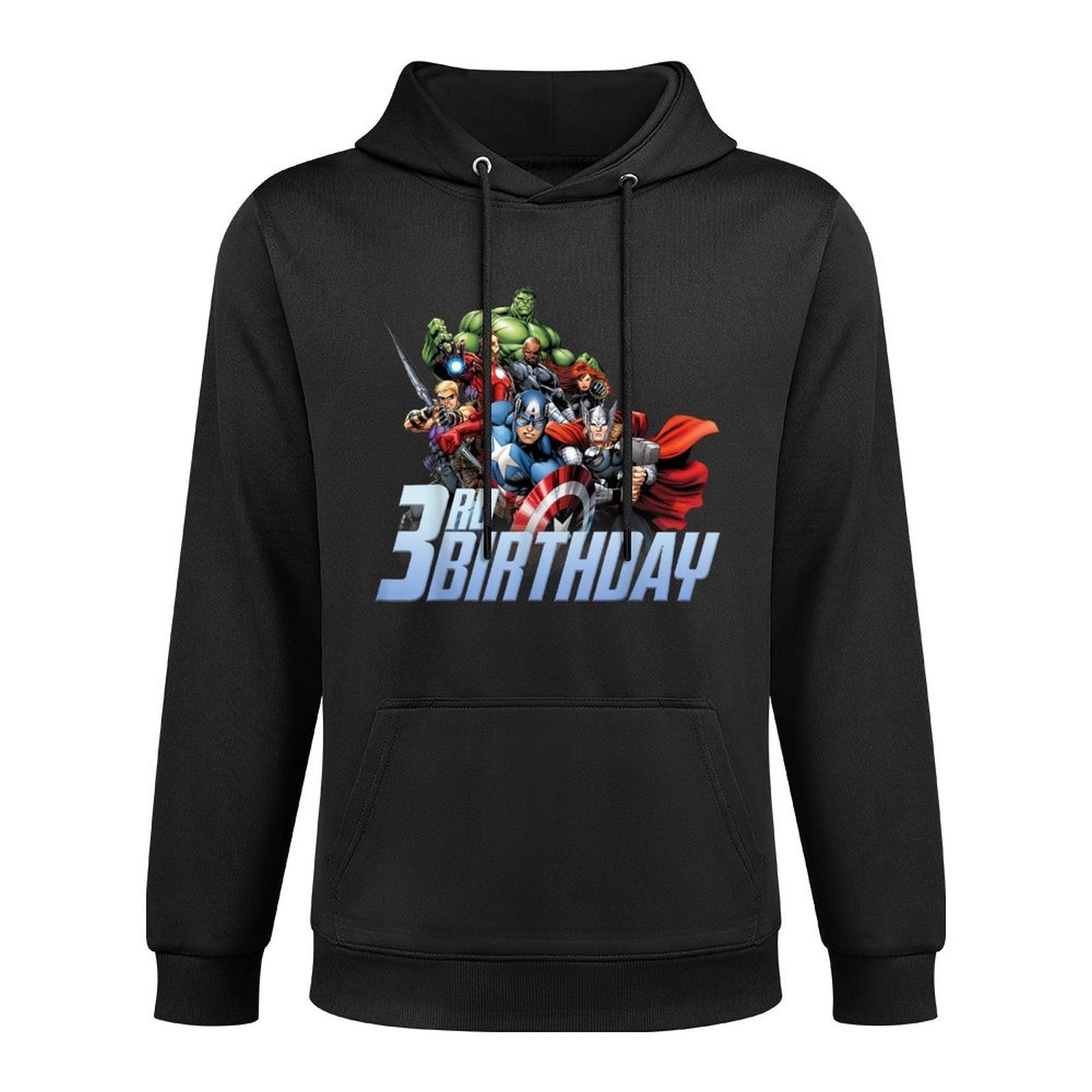 Marvel Avengers Action Shot 3rd Birthday Durable Construction Hoodie
