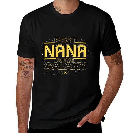 Star Wars Best Nana in The Galaxy Birthday Mother’s Day  Cotton T-Shirt
