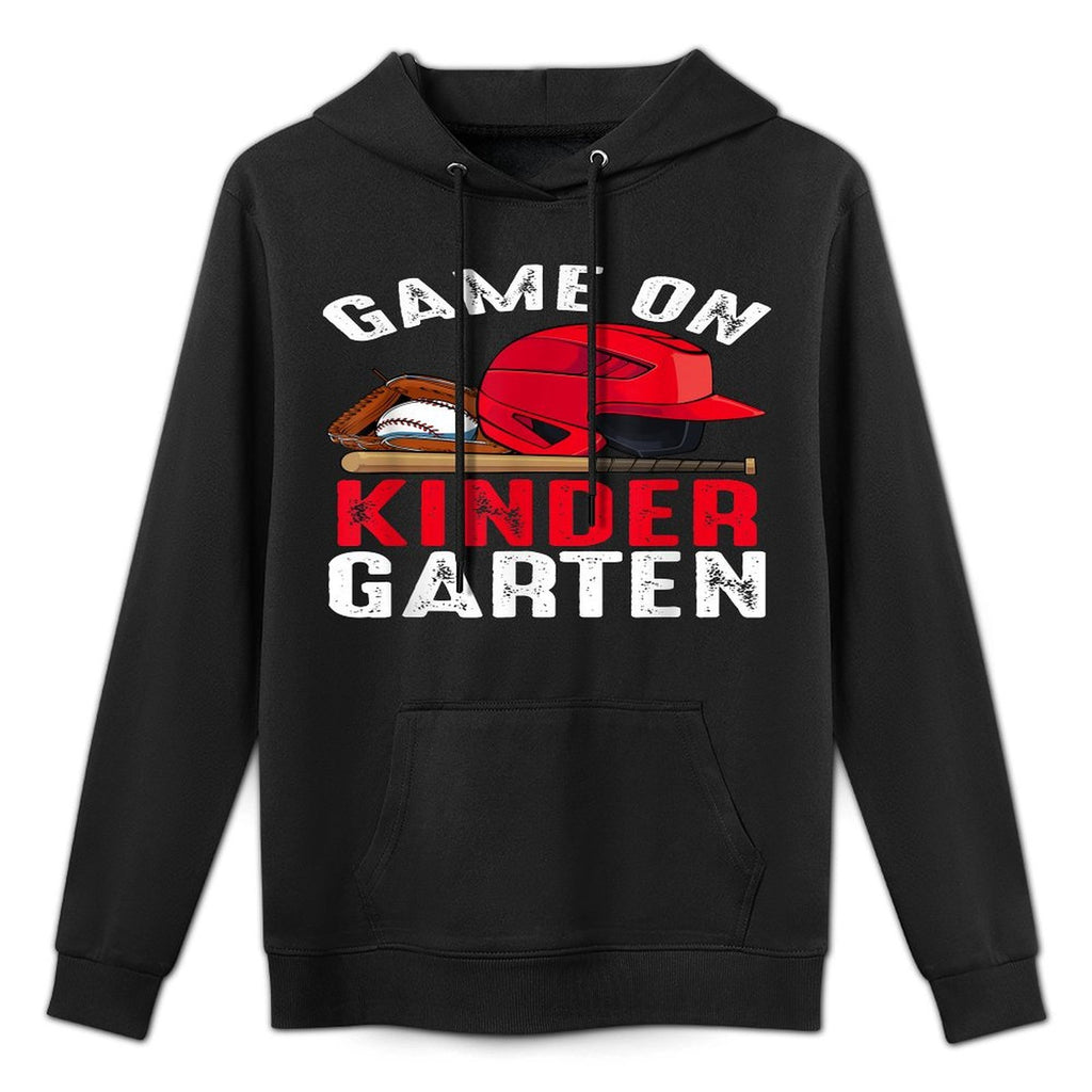 Game On Kindergarten Baseball Back To School Student Kid Boy Customizable Surface Hoodie
