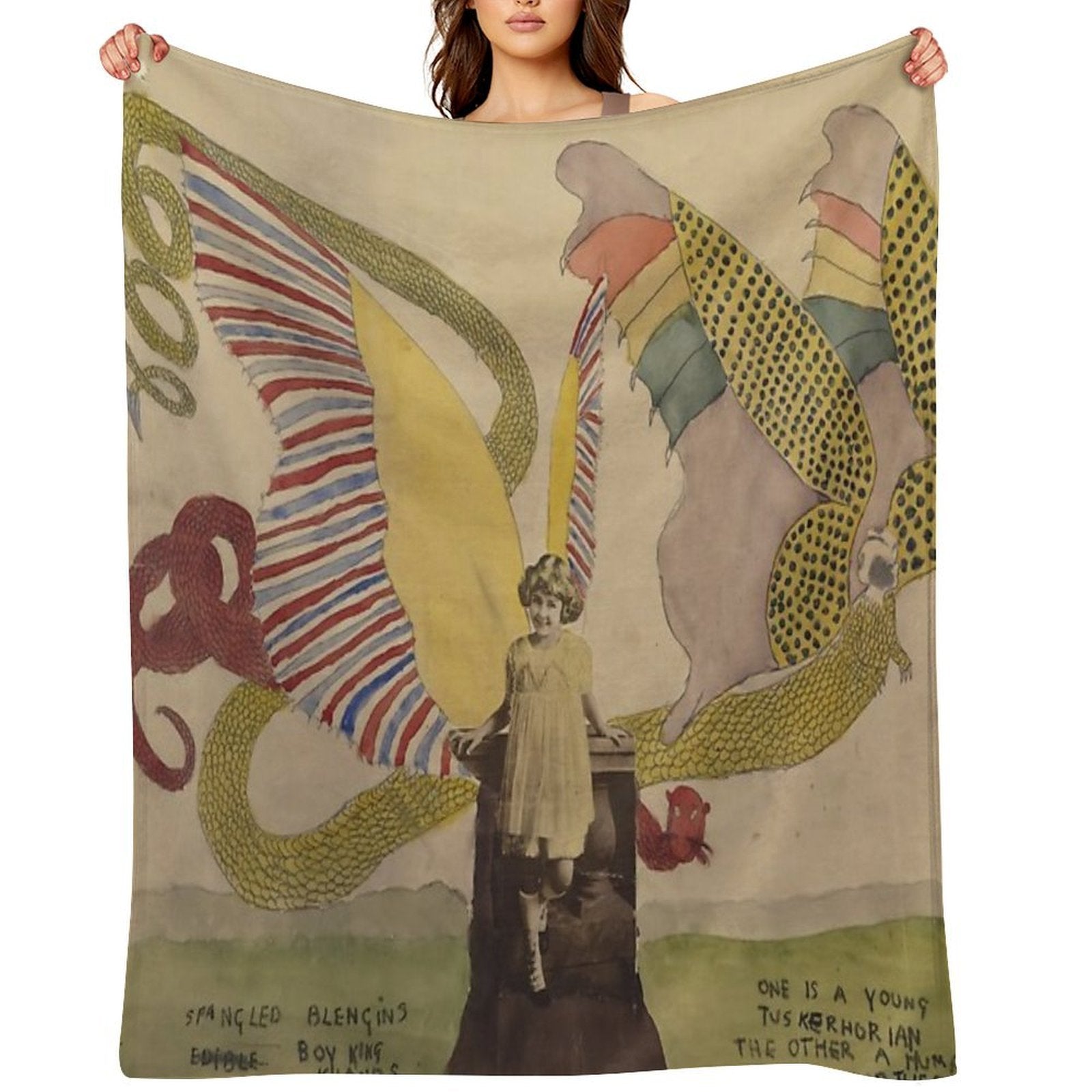 Henry Darger Art All-season Throw Blanket