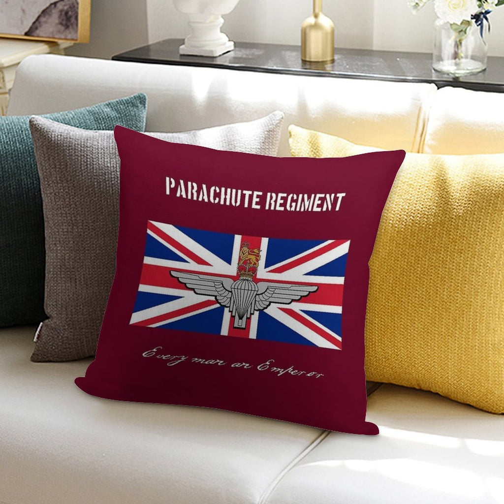 Parachute Regiment (UK) Every Man An Emperor Soft Warmth Comfort Throw Pillow