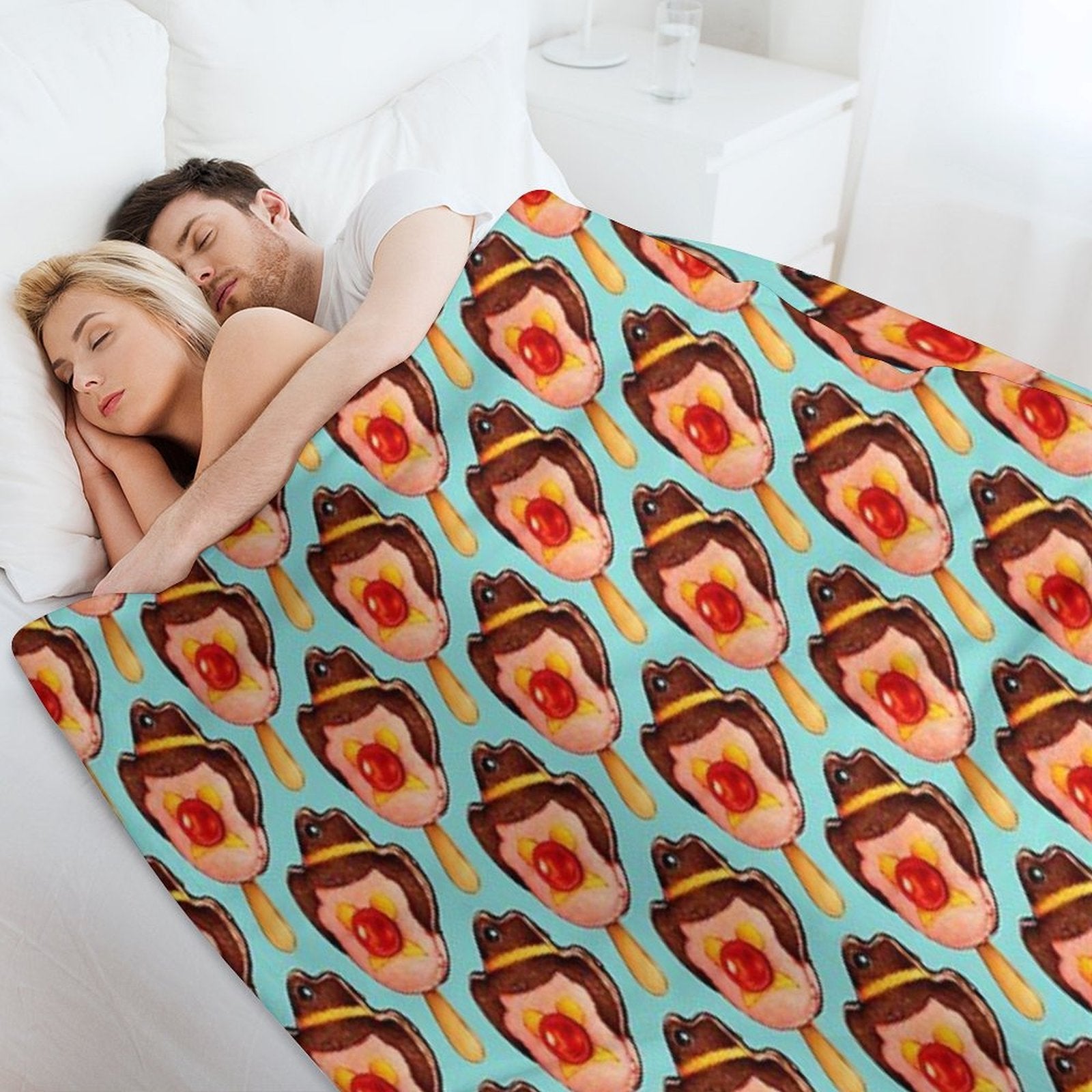 Bubble O' Bill Pattern Easy Care Throw Blanket