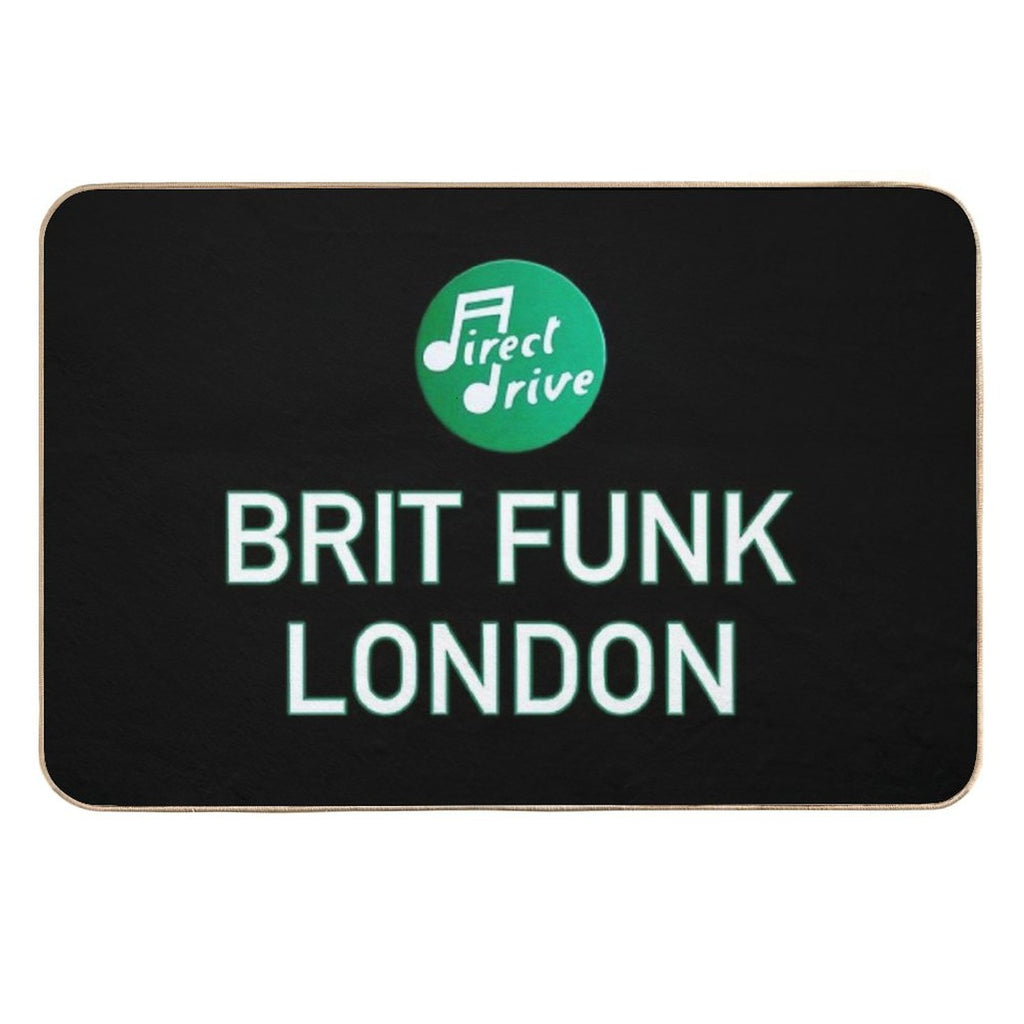 Brit Funk - London UK  Fade-Resistant Bath Mat