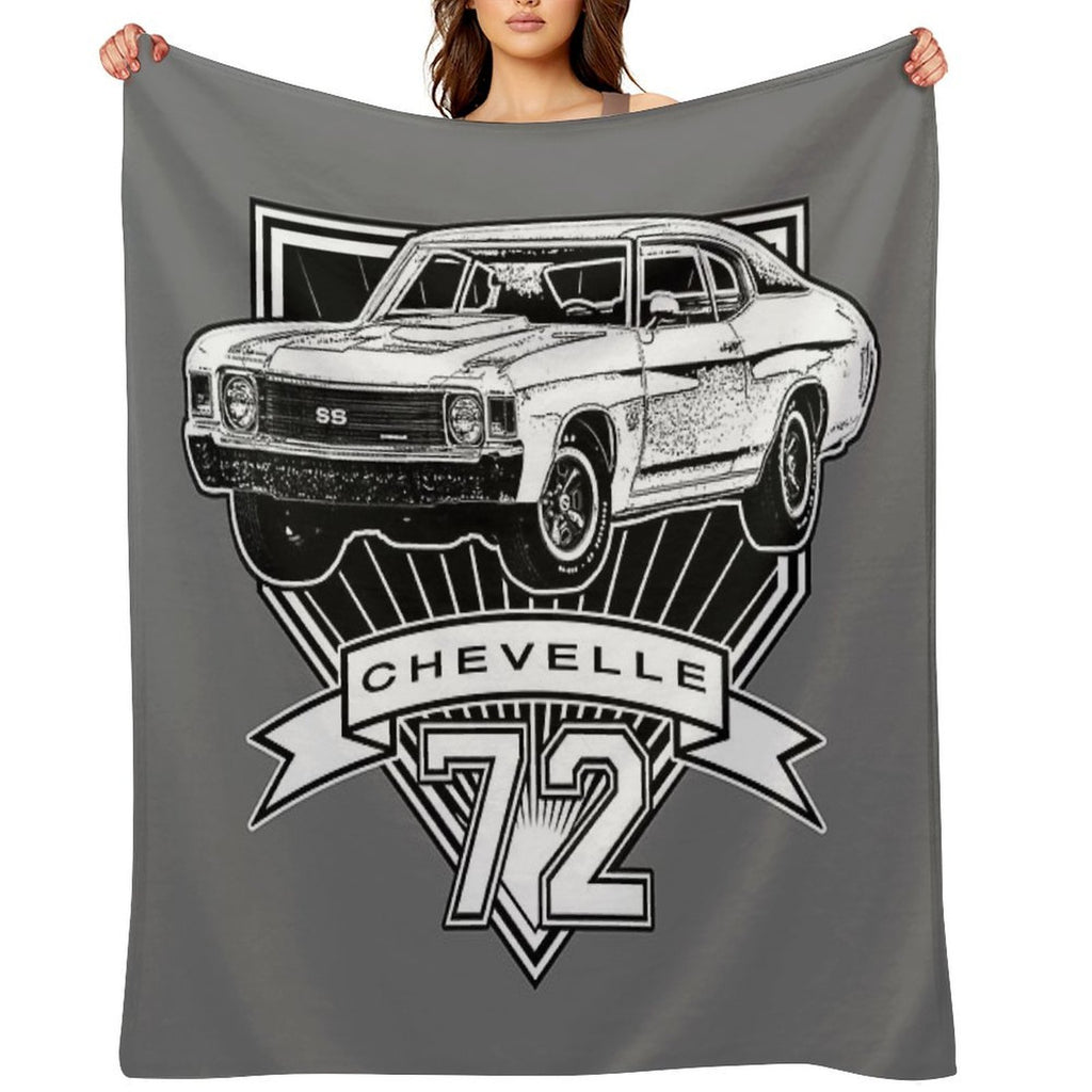 1972 Chevelle Shrink-resistant Throw Blanket