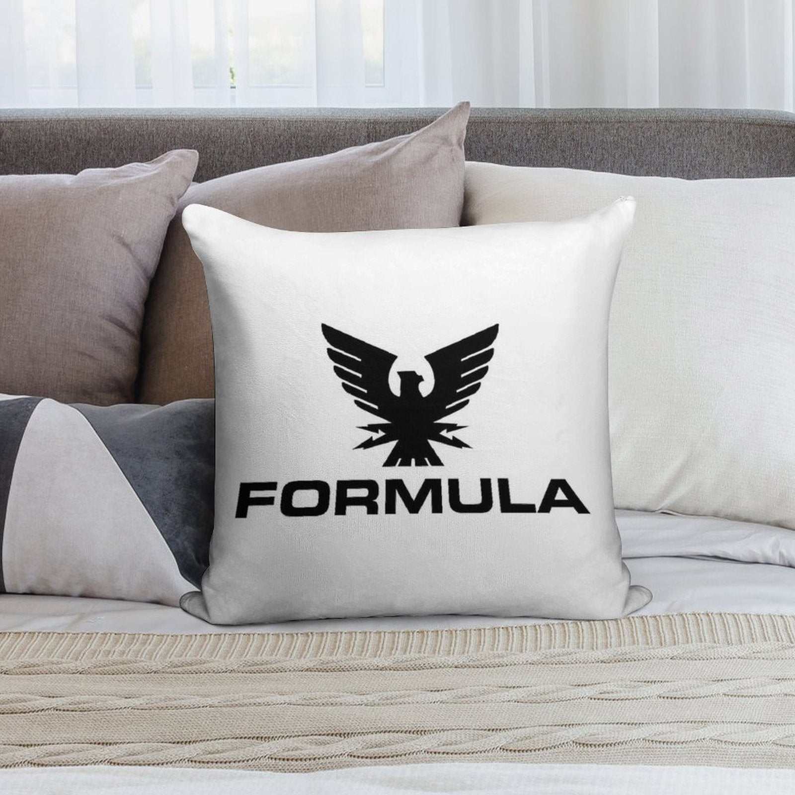 Formula Racing Boating Soft Washable Throw Pillow