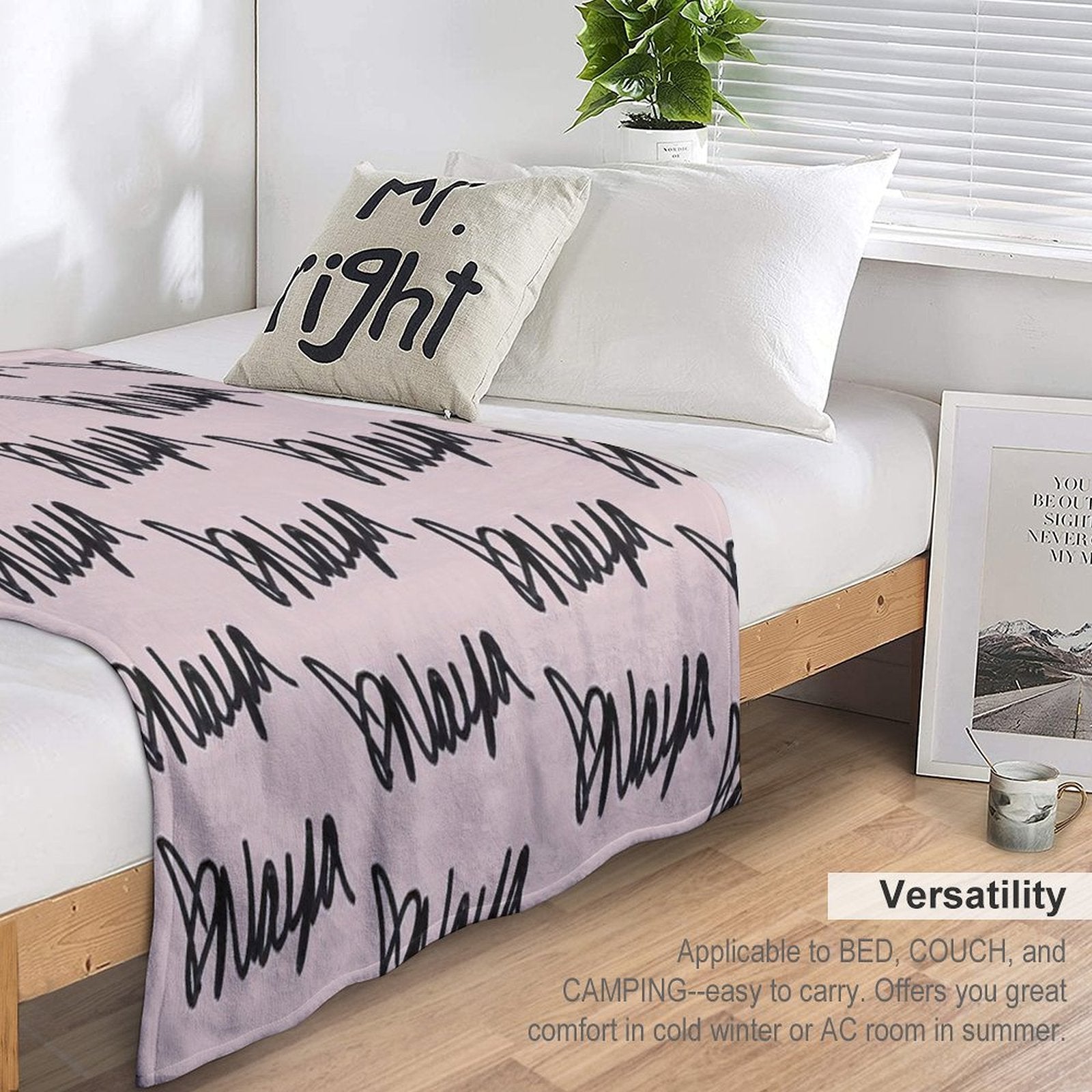 Naya Rivera Autograph Machine-washable Throw Blanket