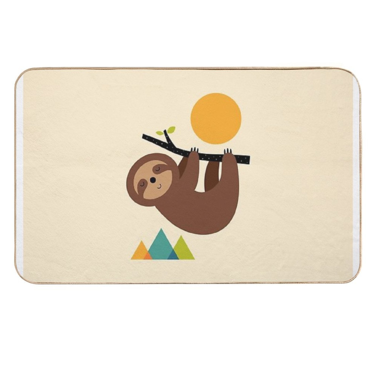 Keep Calm And Live Slow  Odorless Bath Mat