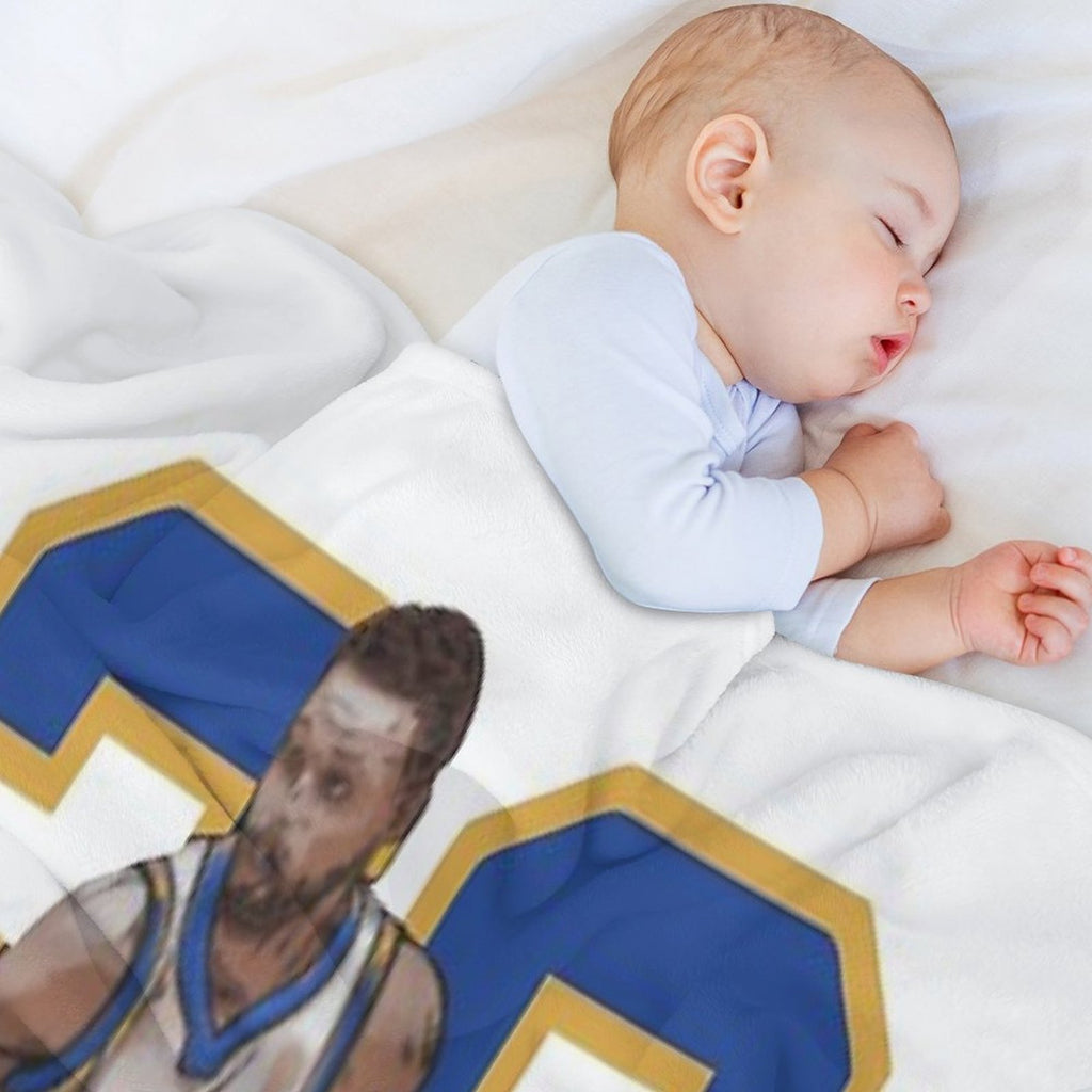 Stephen Curry Golden State Basketball Illustration Eco-conscious Throw Blanket