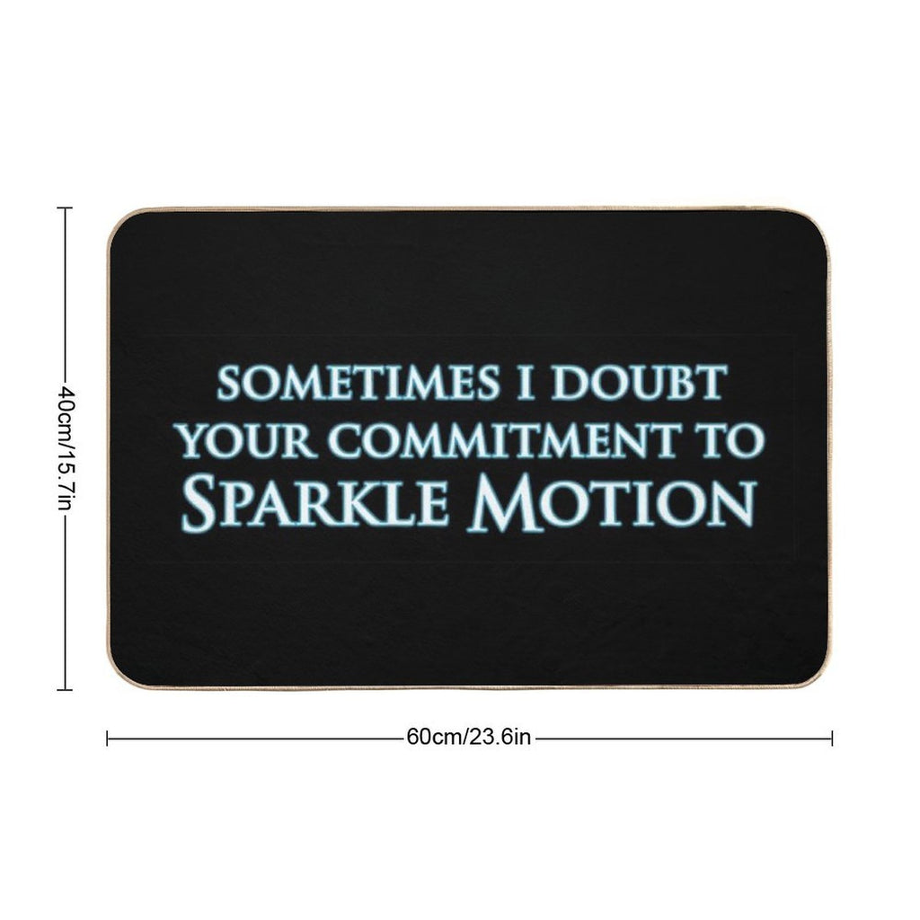 Sparkle Motion  Versatile Bath Mat