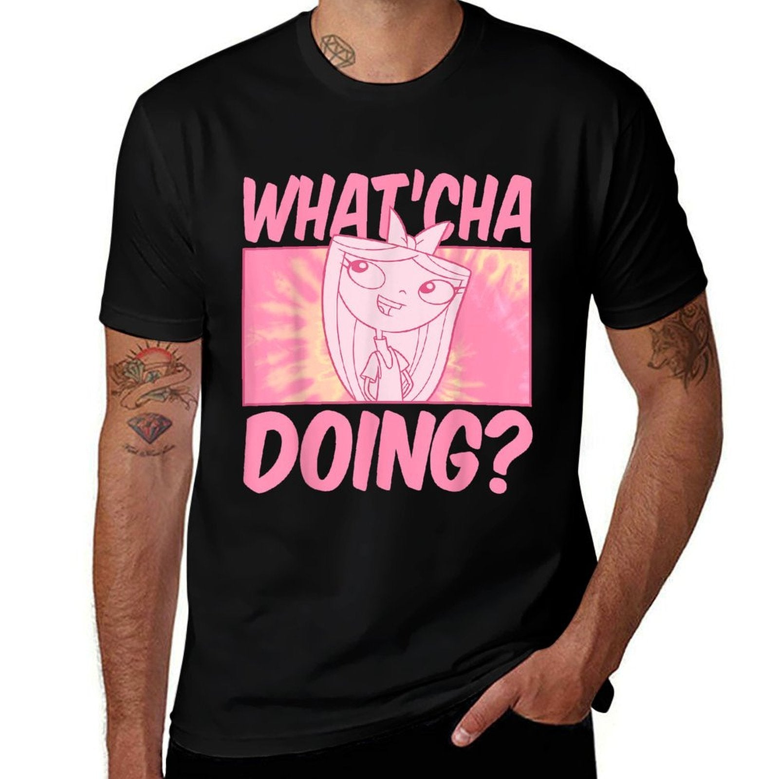 Disney Phineas And Ferb Whatcha Doing  Soft T-Shirt