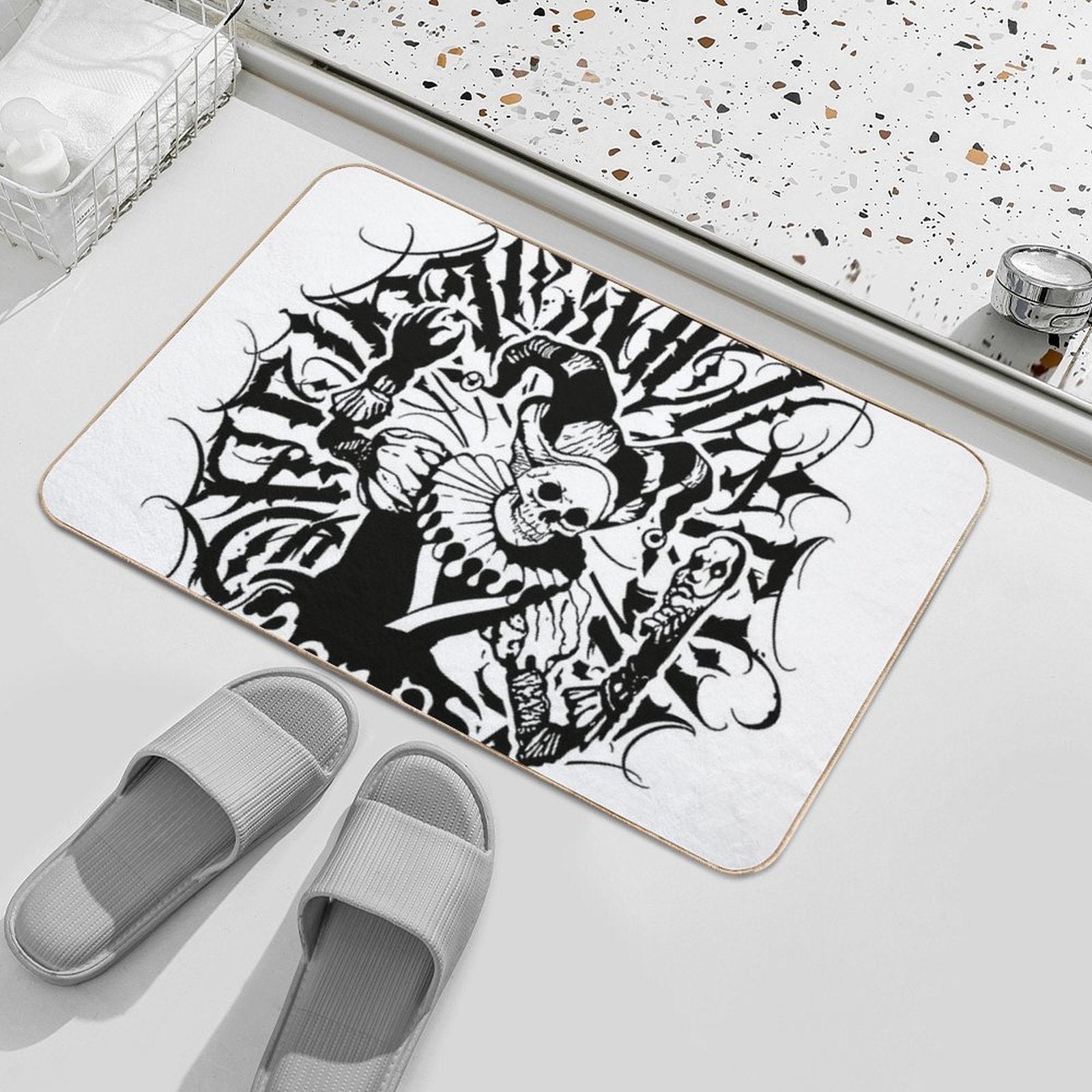 Death Joker  Multi-Purpose Bath Mat