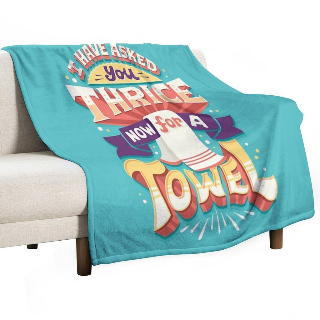 I Have Asked You Thrice Premium Throw Blanket