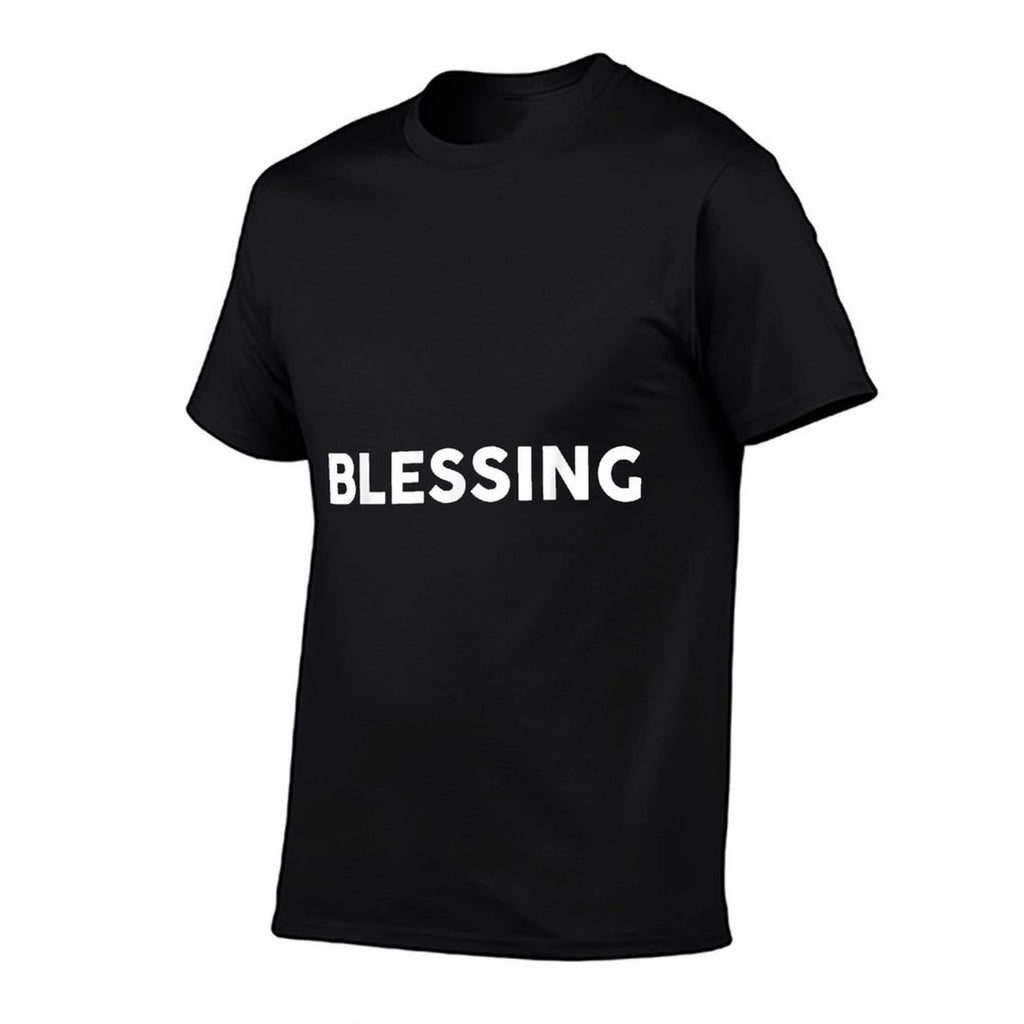 Shirt That Says BLESSING Simple Thanksgiving  Slim-fit Cut T-Shirt