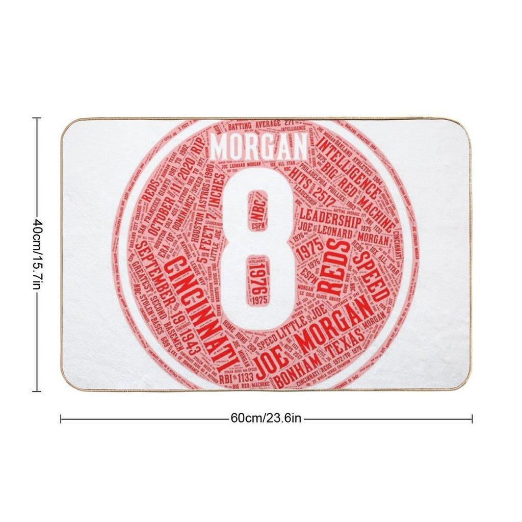 Joe Morgan #8 - The Icon Collection  Stain-Proof Bath Mat