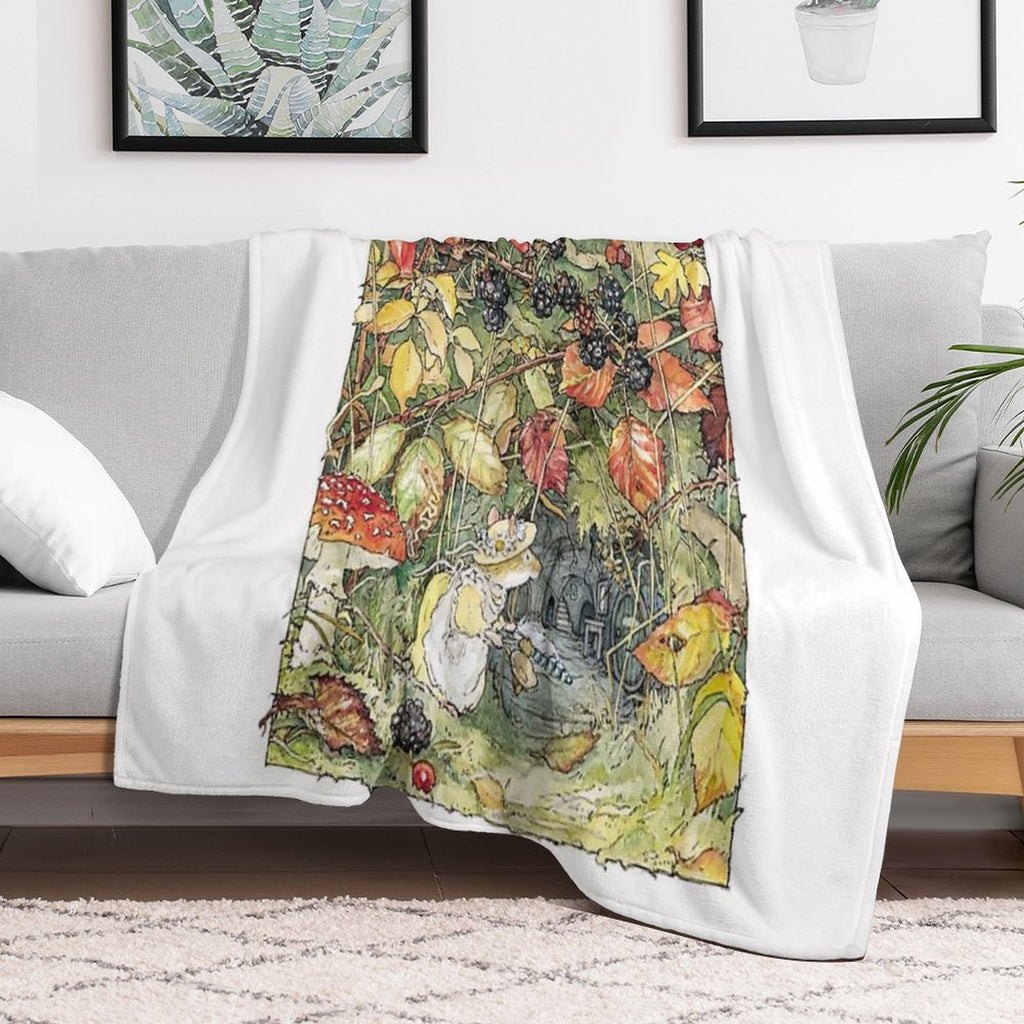 Primrose at The Entrance to The Tunnels Eco-conscious Throw Blanket