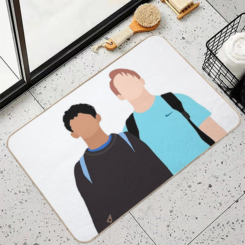Heartstopper - Nick And Charlie  Odorless Bath Mat