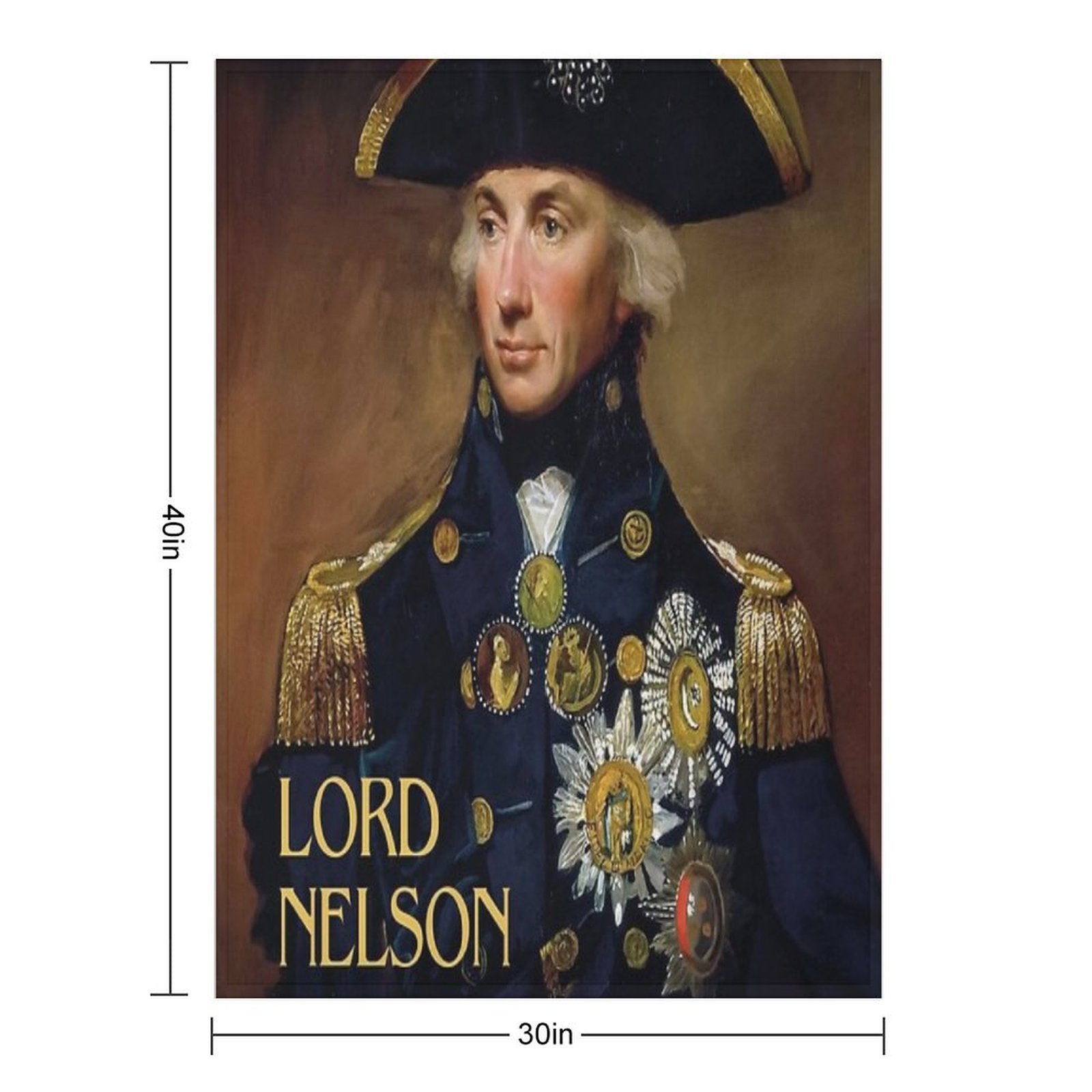 Lord Nelson Lightweight Throw Blanket