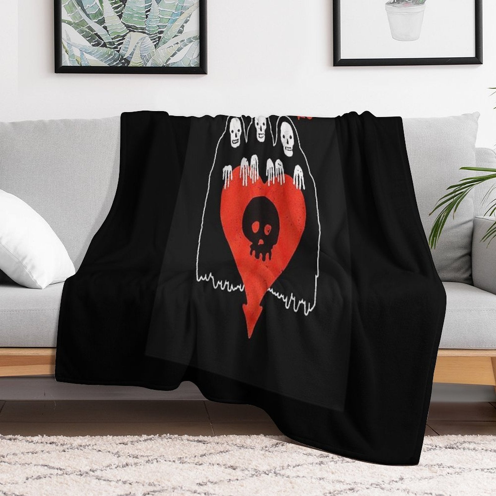 Classic T-shirts Alkaline Trio Band Durable Throw Blanket