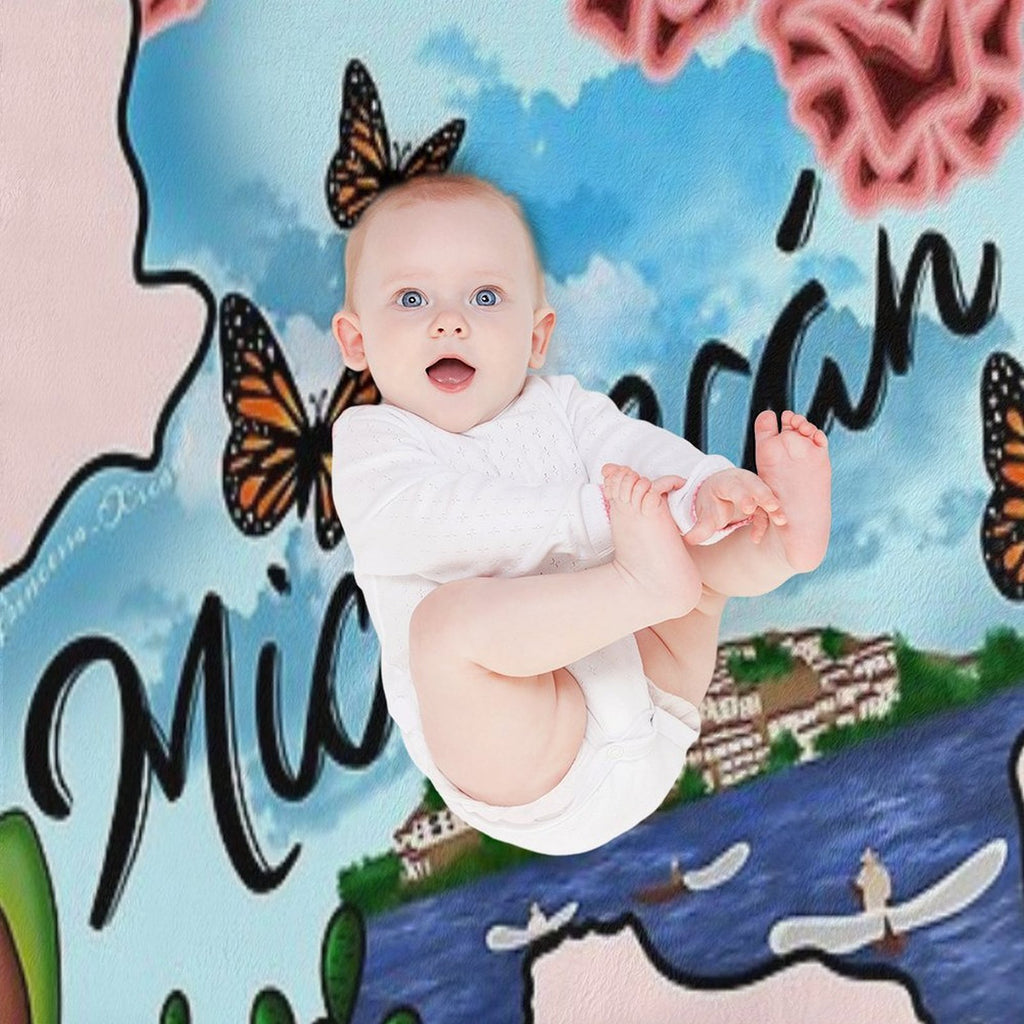 Michoacán Anti-pilling Throw Blanket