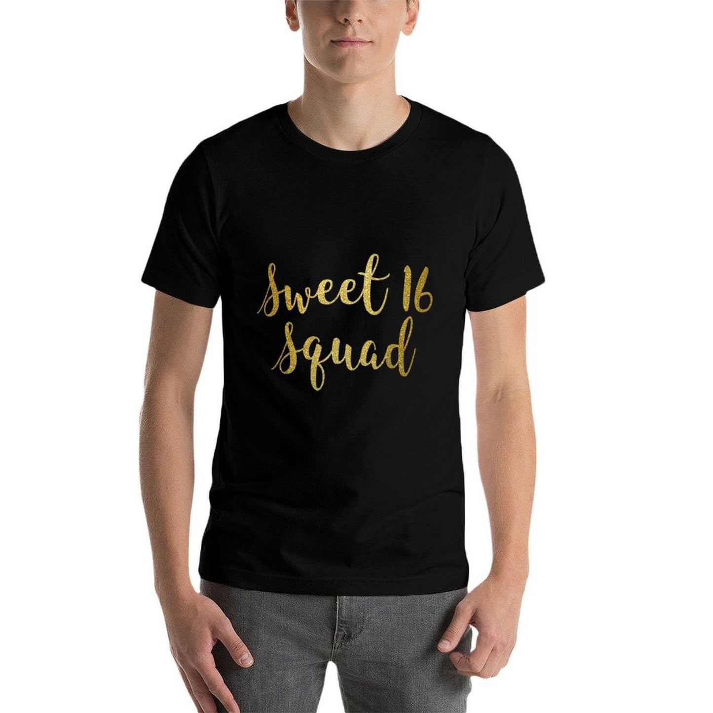 Sweet 16 Squad 16th Birthday Funny Party Gift  Versatile T-Shirt