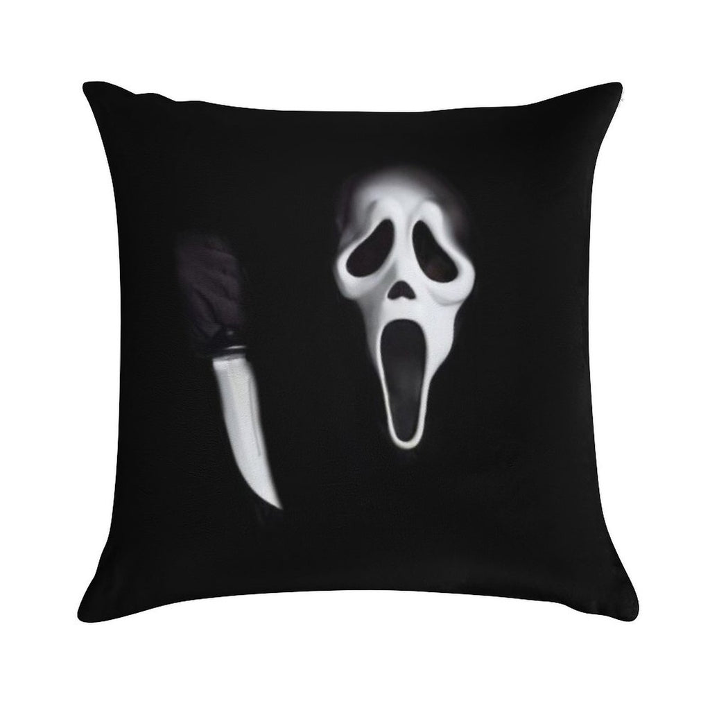 Ghostface Soft Bedroom Essential Throw Pillow