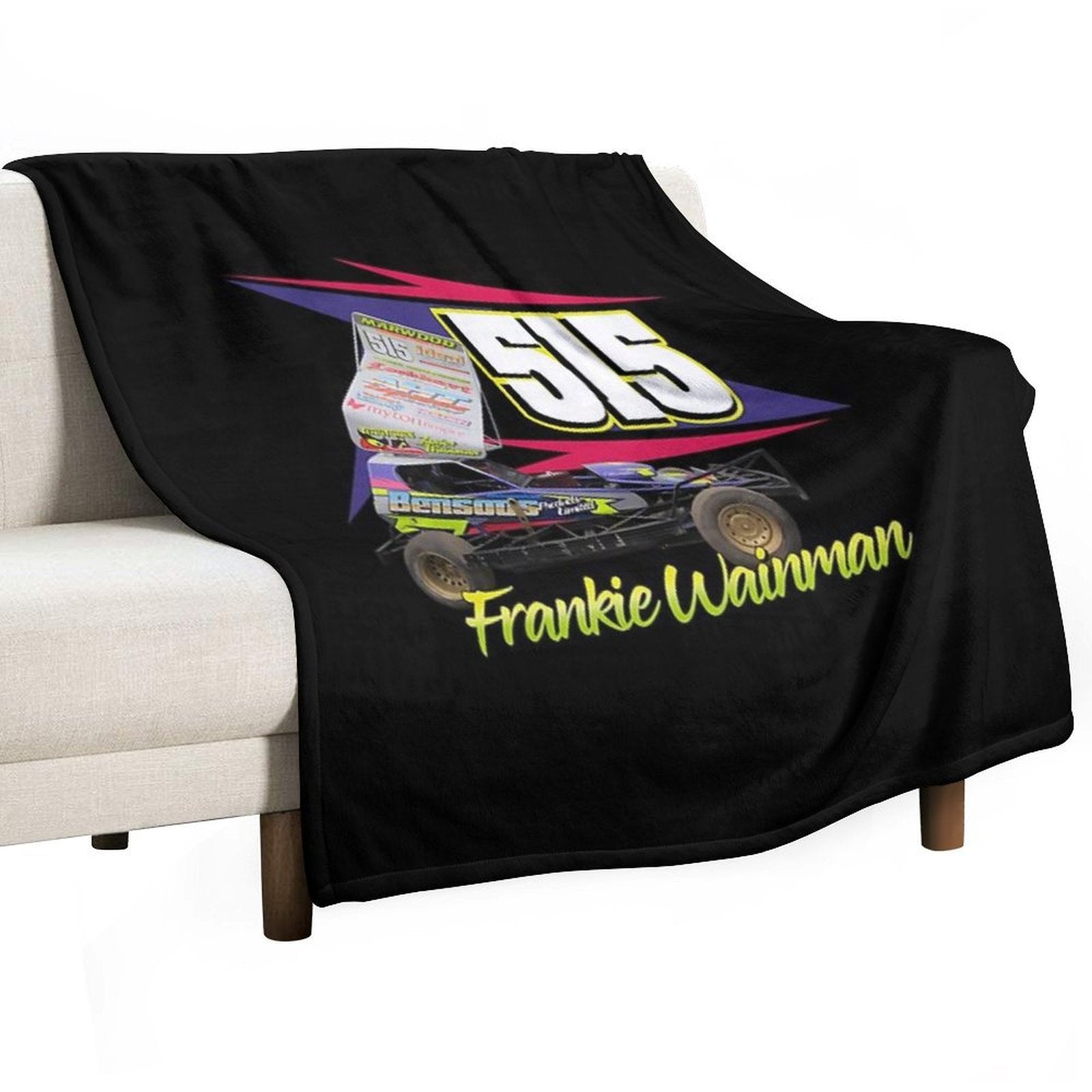 515 Frankie Wainman Brisca F1 2019 Wrinkle-free Throw Blanket