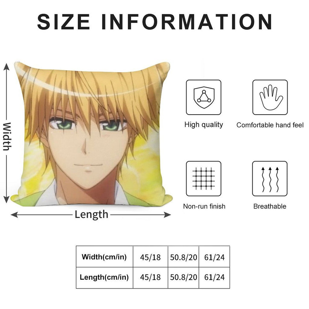 Usui Takumi Soft Luxury Feel Throw Pillow