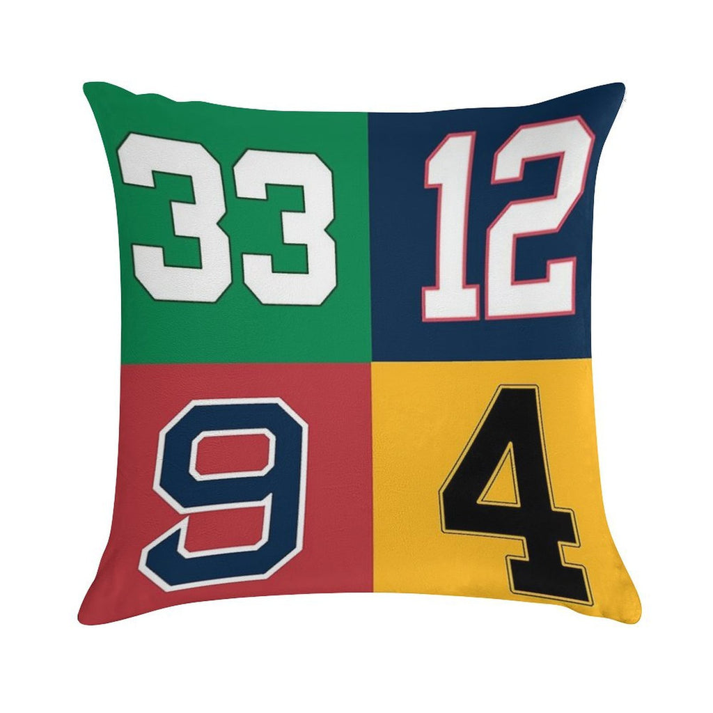 Boston Sports Legends Soft Warmth Comfort Throw Pillow