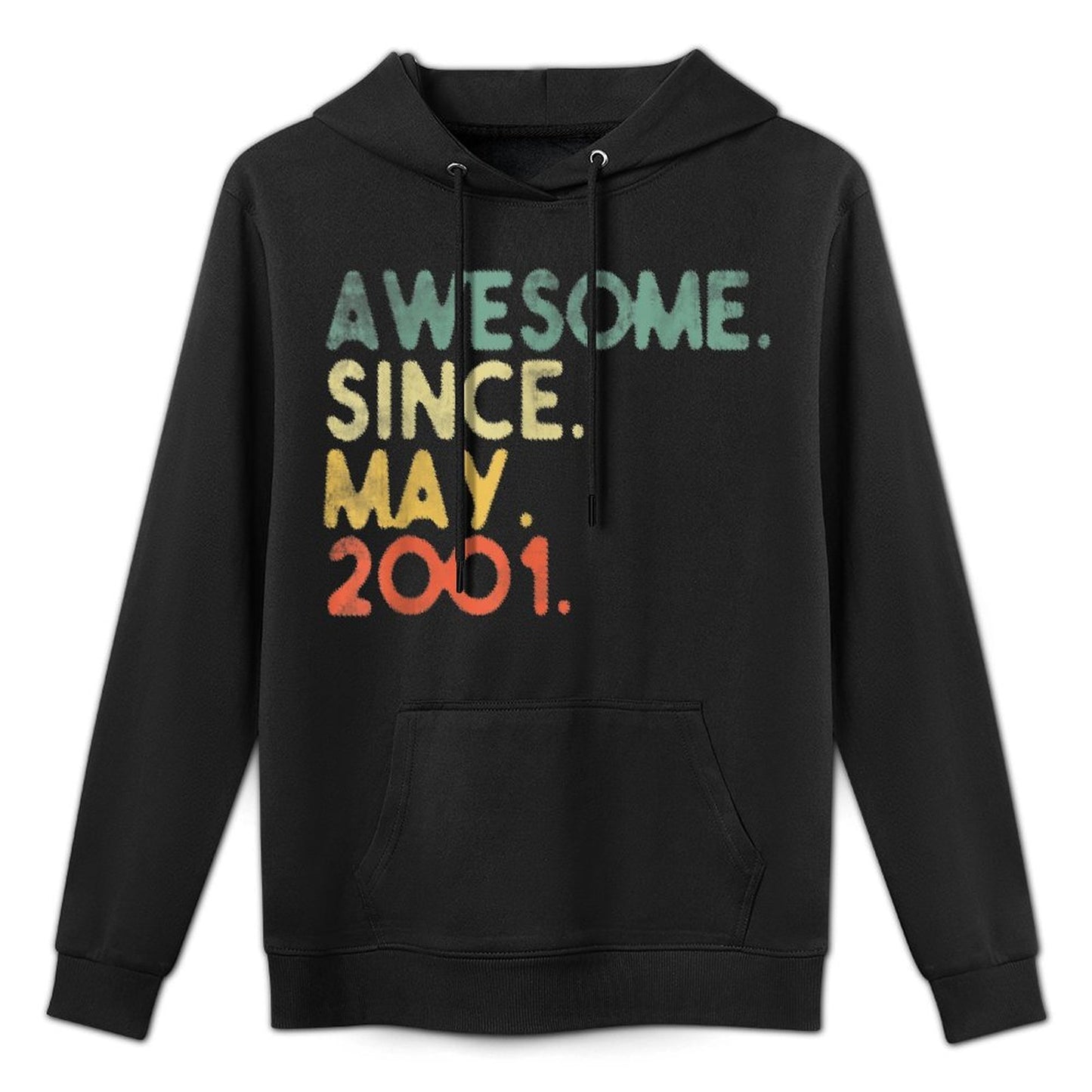 21 Year Old Awesome Since MAY 2001 21st Birthday Adjustable Hood Hoodie
