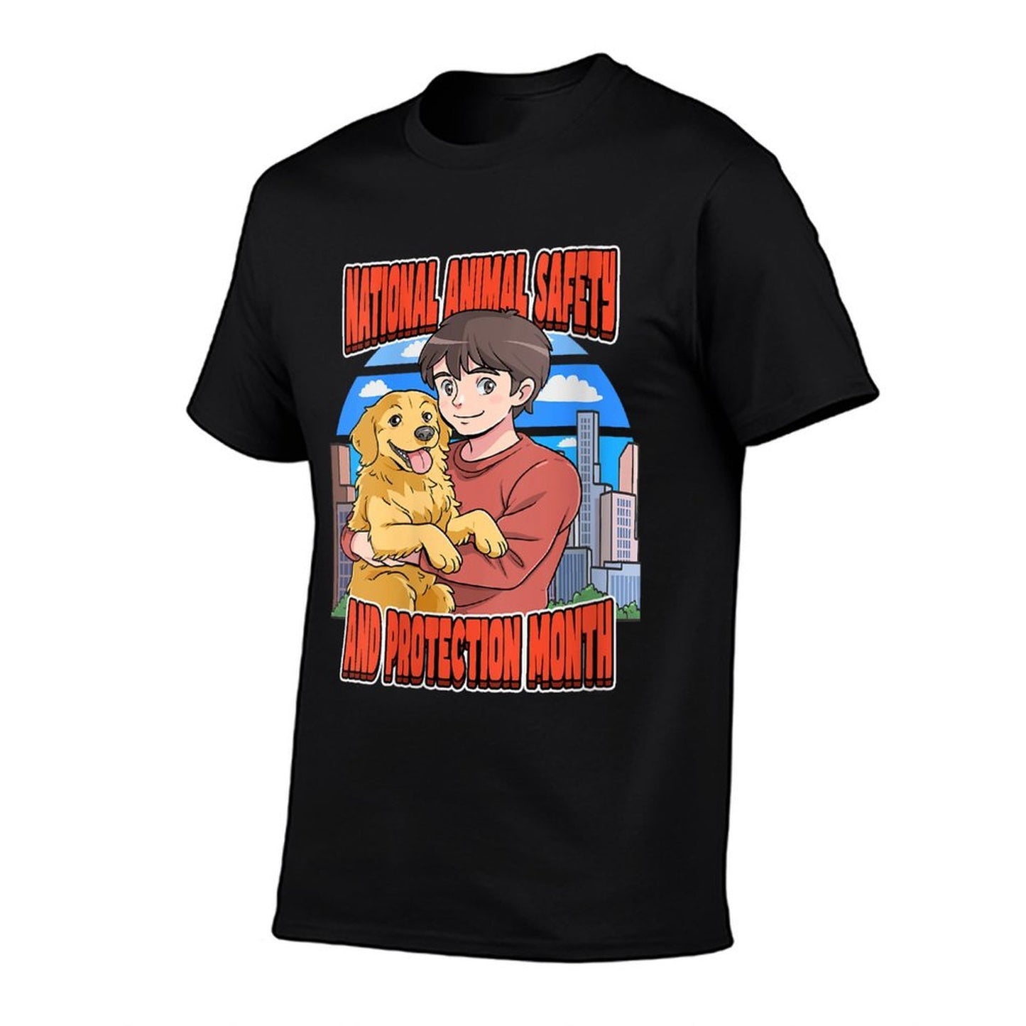 Womens National Animal Safety And Protection Month Comfortable T-Shirt