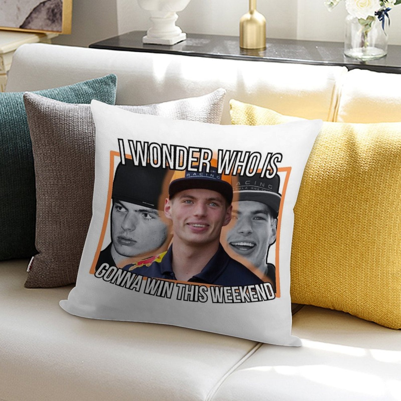 Max Verstappen - Perpetual Winning Soft Anti-Pilling Throw Pillow