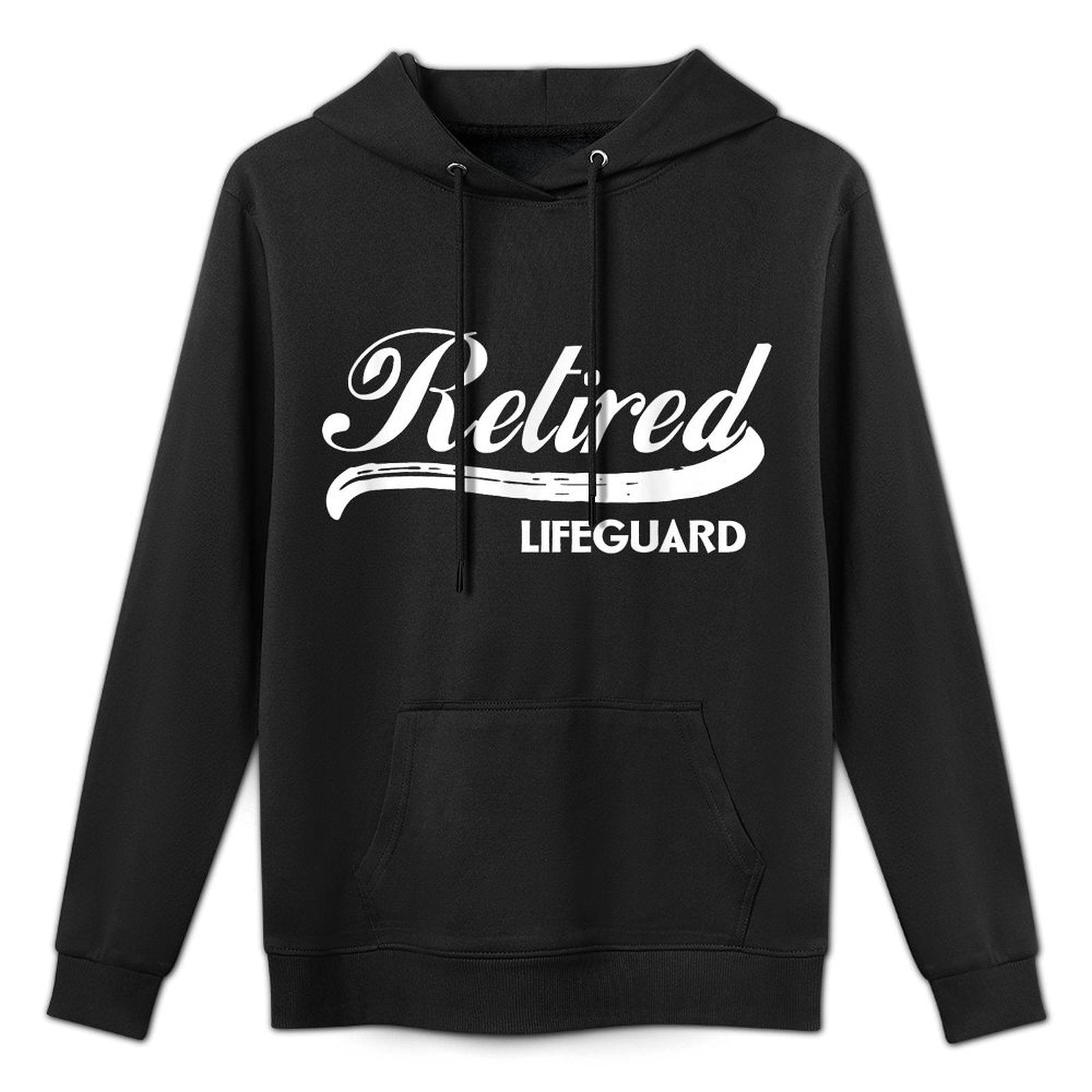 Retired Lifeguard Funny Retirement Party Gift Summer Relaxed Fit Hoodie