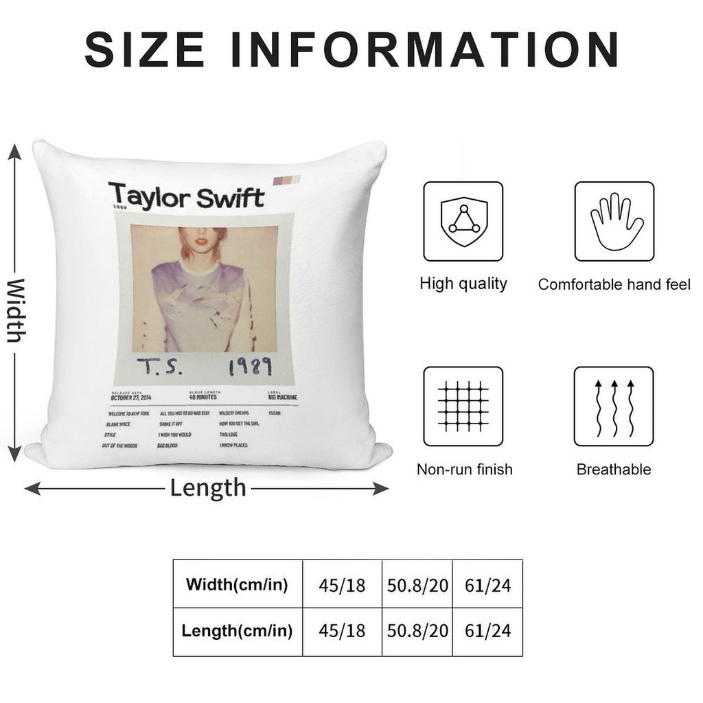 Taylor Swift - 1989 Soft Home Decor Throw Pillow