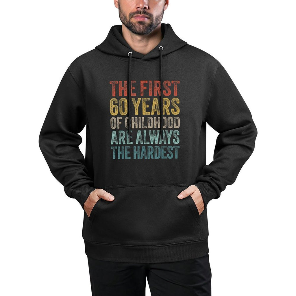 60th Birthday Men 60 Years Old Women Sixty YO Vintage 1965 Moisture-Wicking Hoodie